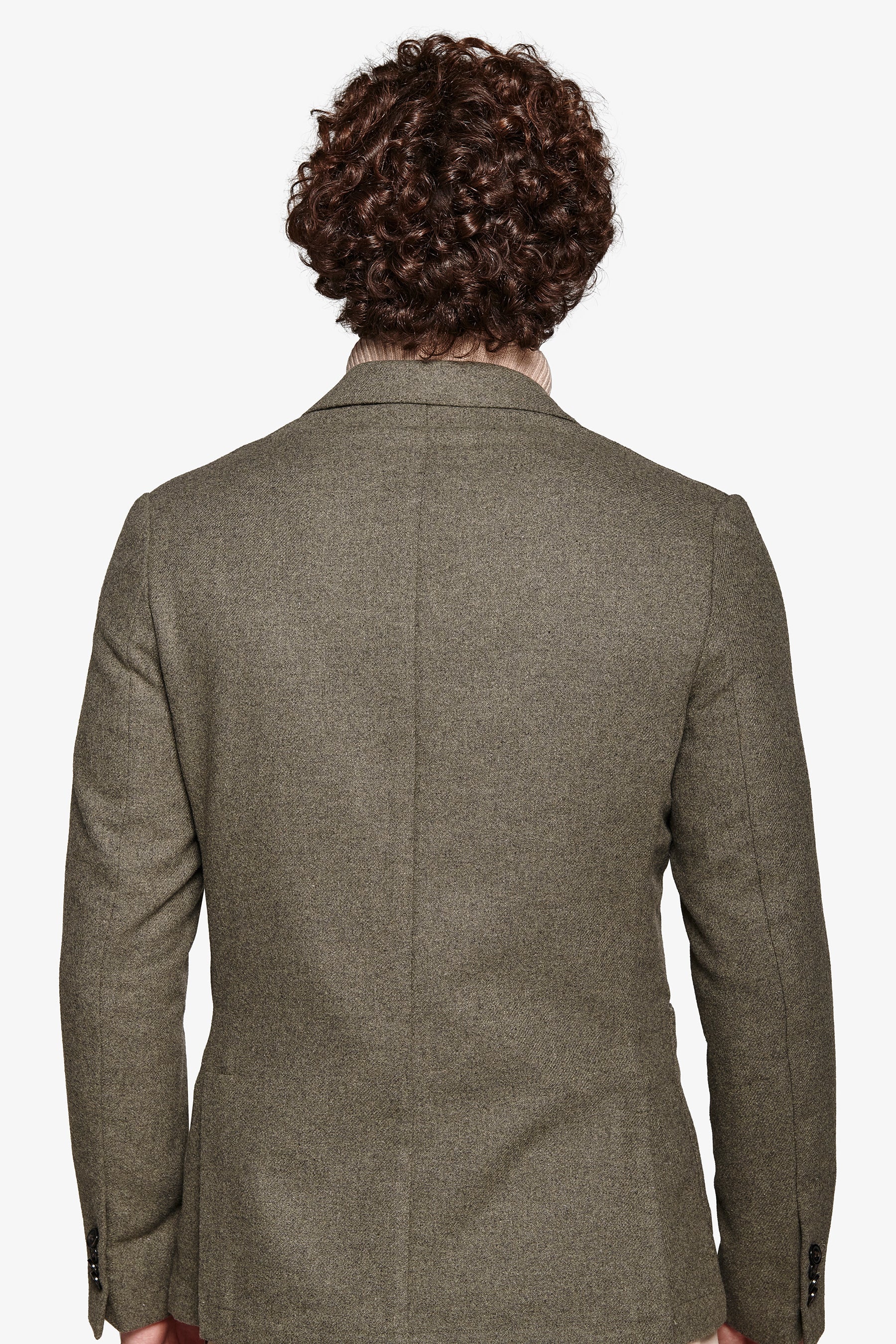 Giacca flanella melange verde-Dan John