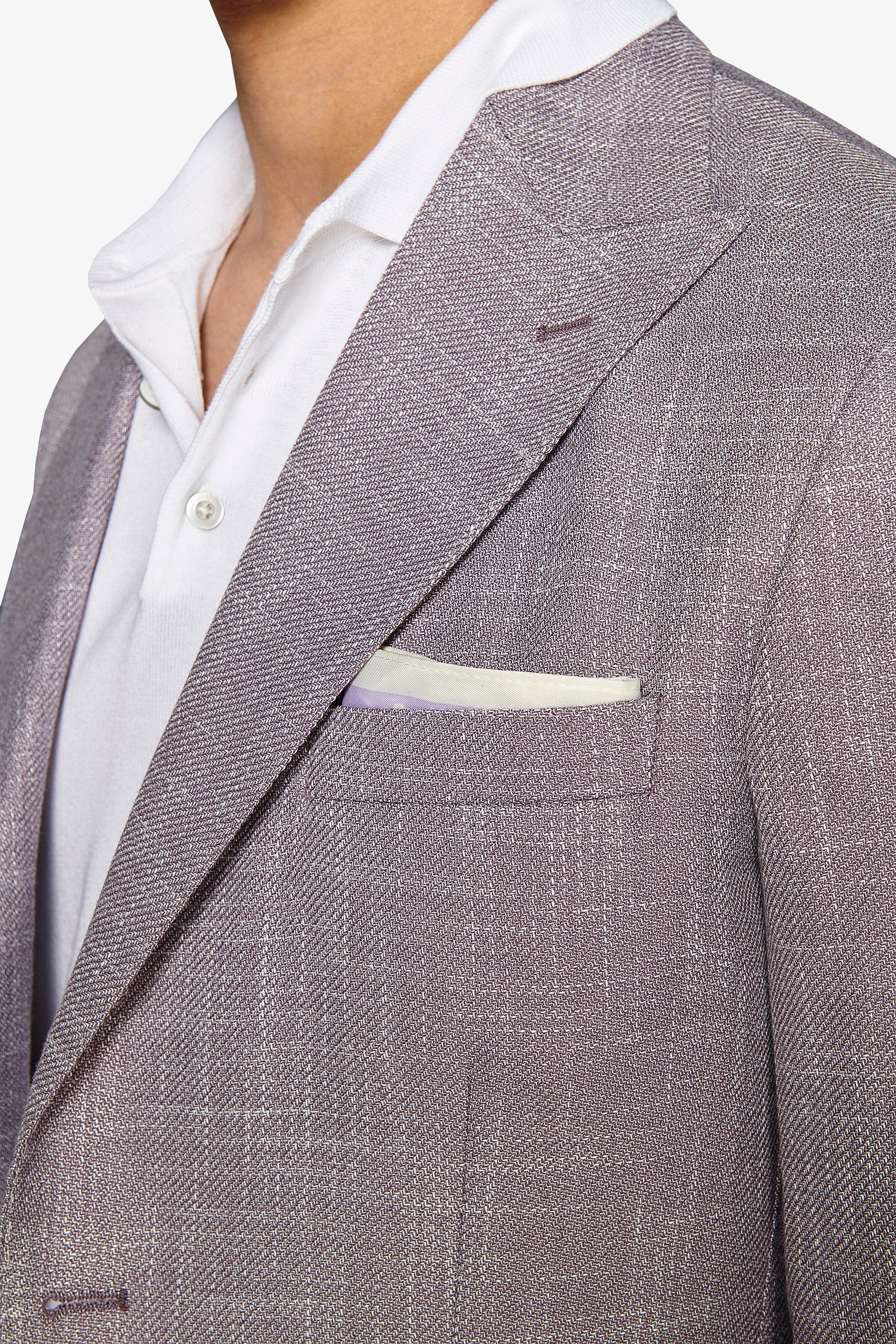 Giacca melange melanzana-Dan John