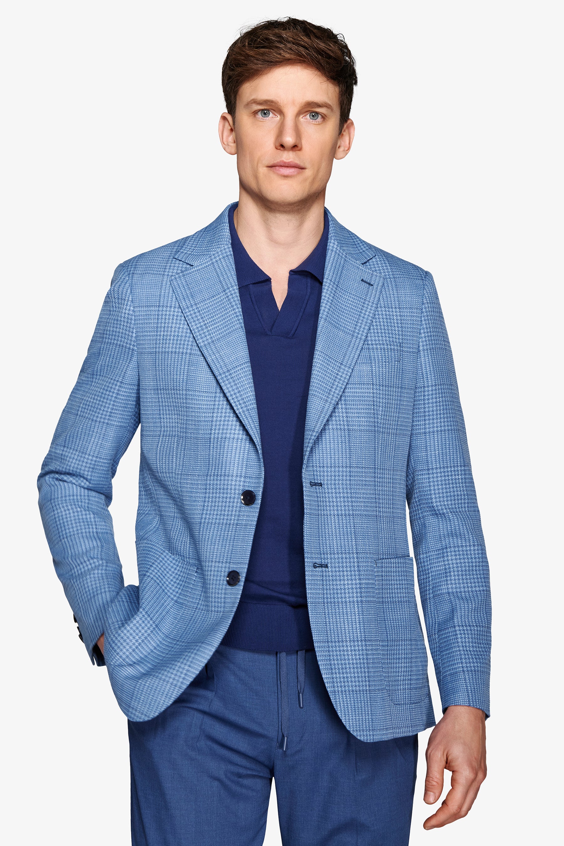Giacca overcheck royal-Dan John