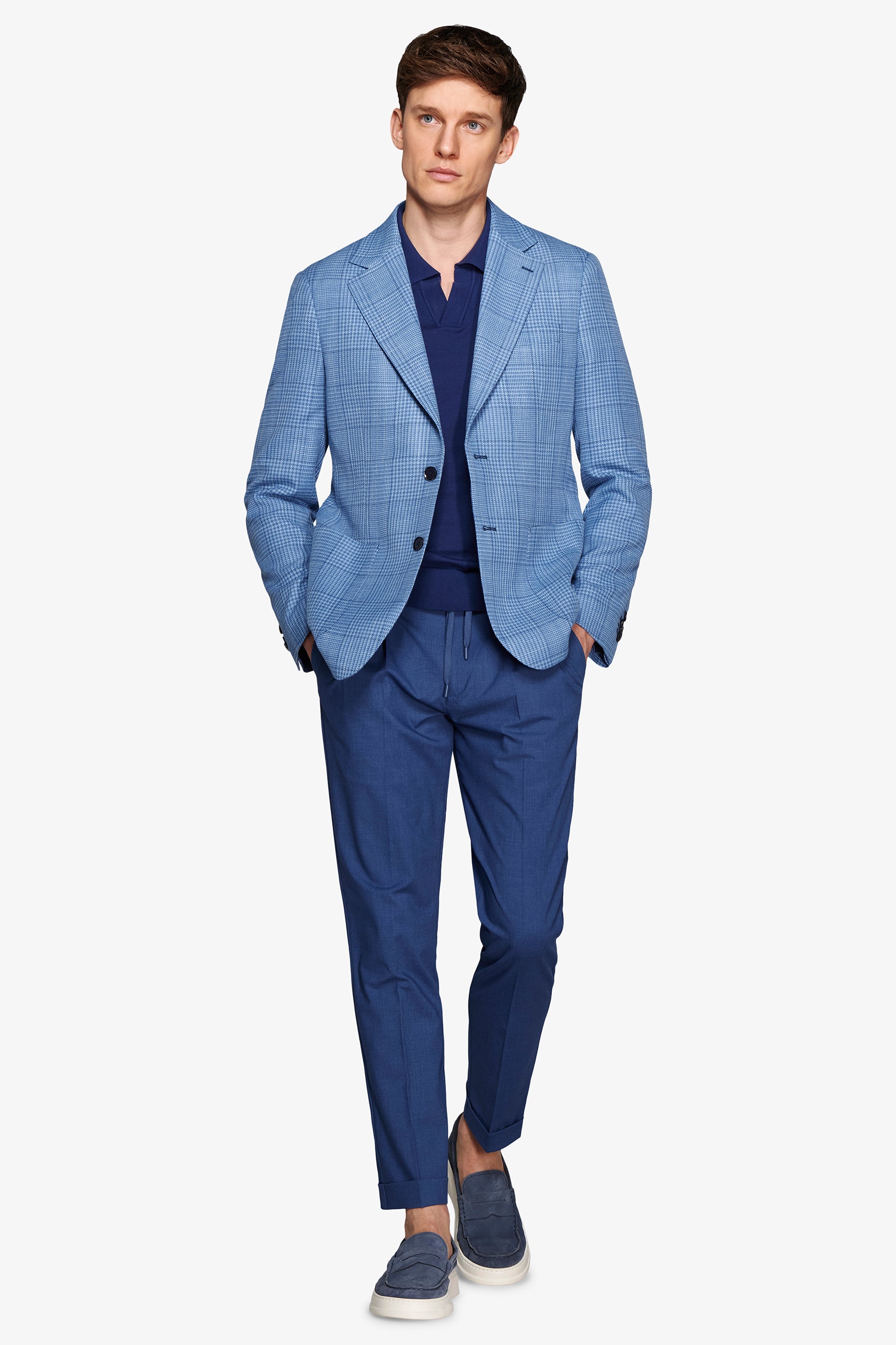 Giacca overcheck royal-Dan John