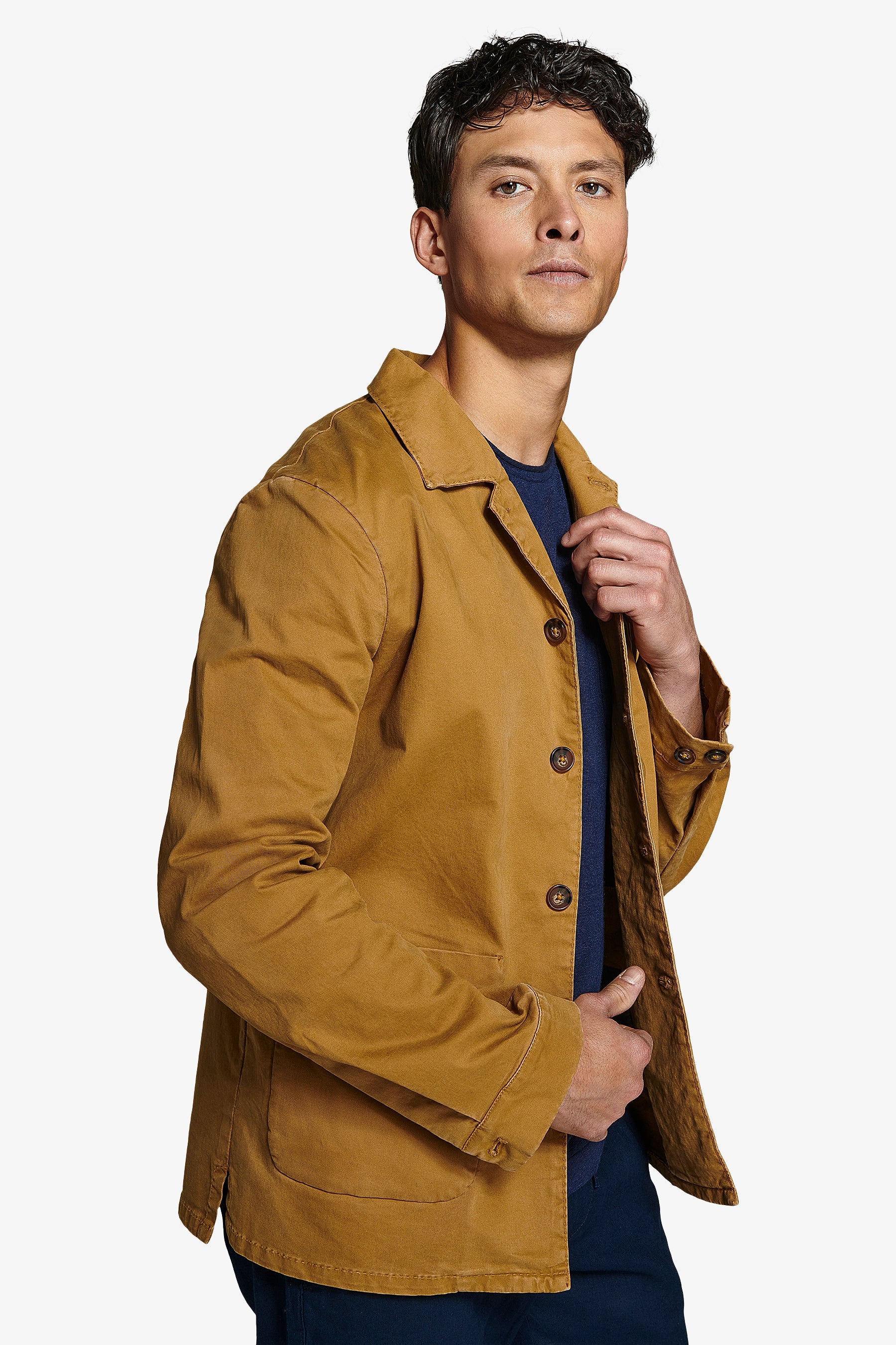 Giacca worker stretch cammello-Dan John