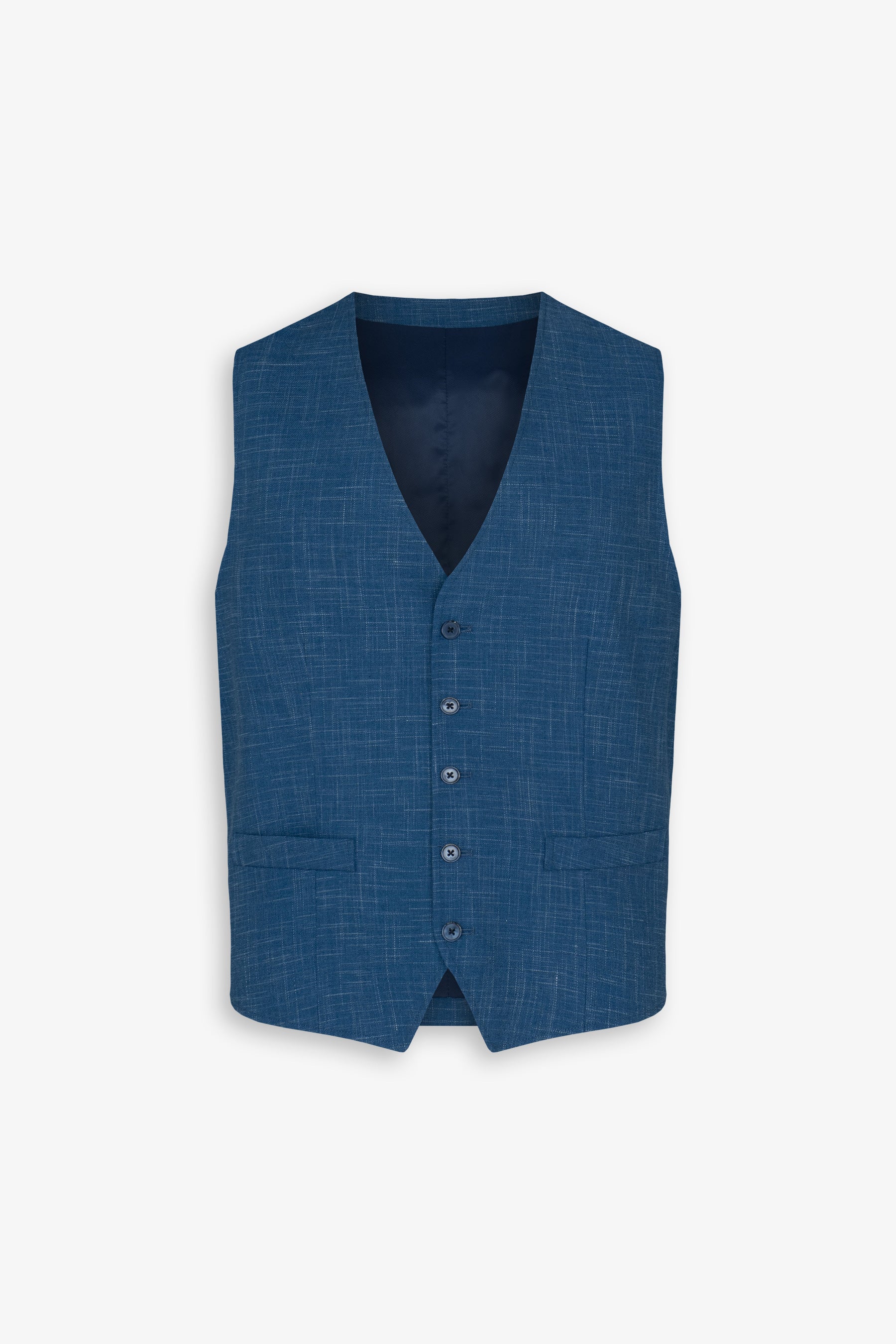 Gilet in tela fiammata royal-Dan John