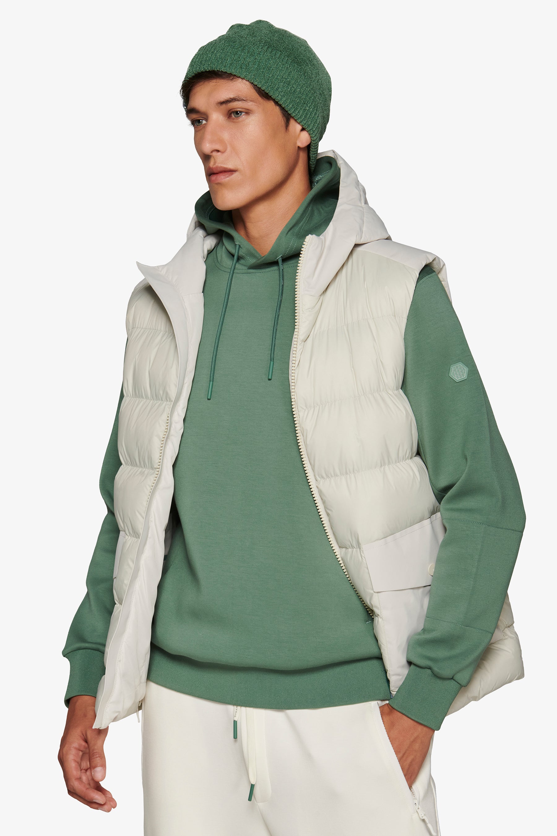 Gilet trapuntato DNJ ghiaccio-Dan John