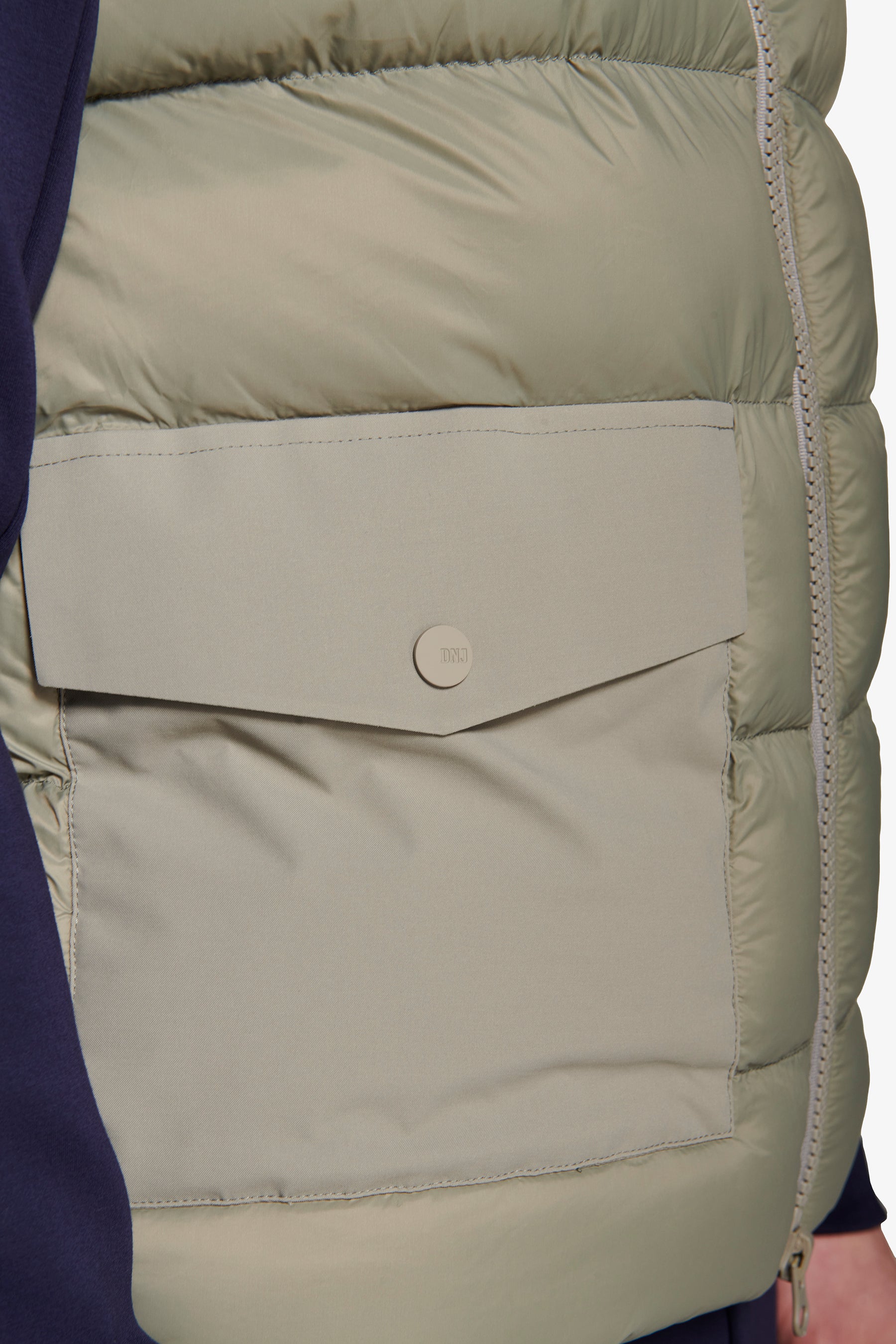 Gilet trapuntato DNJ grigio-Dan John