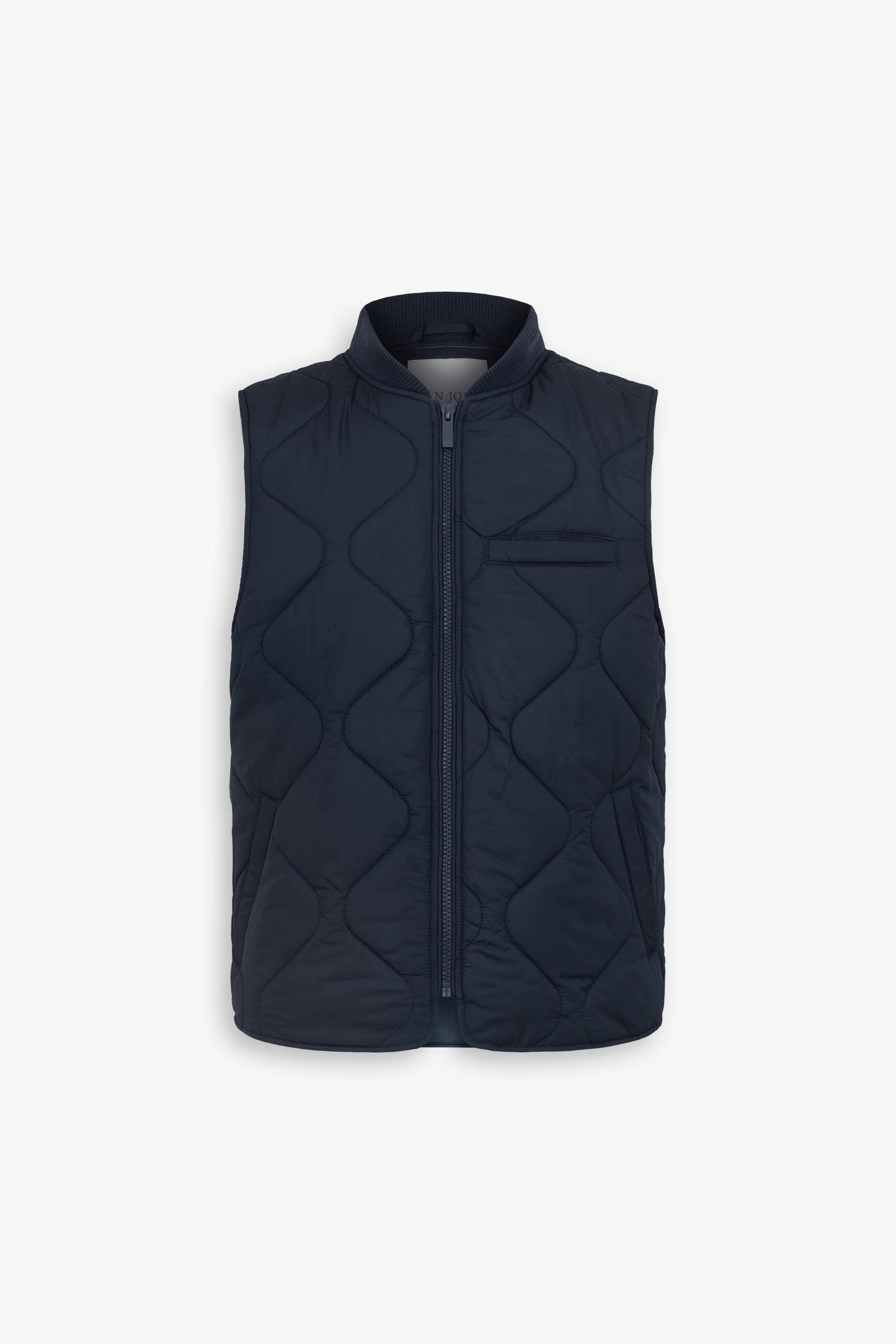 Gilet trapuntato blu-Dan John