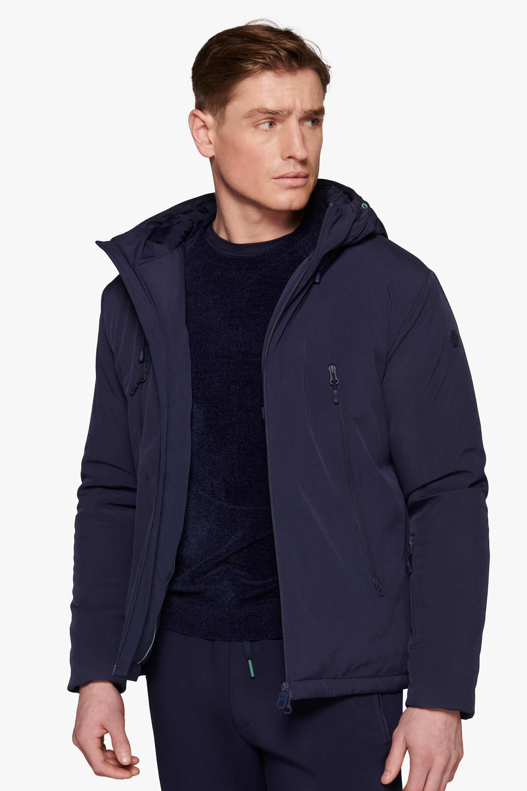 Giubbotto corto tecnico DNJ blu-Dan John