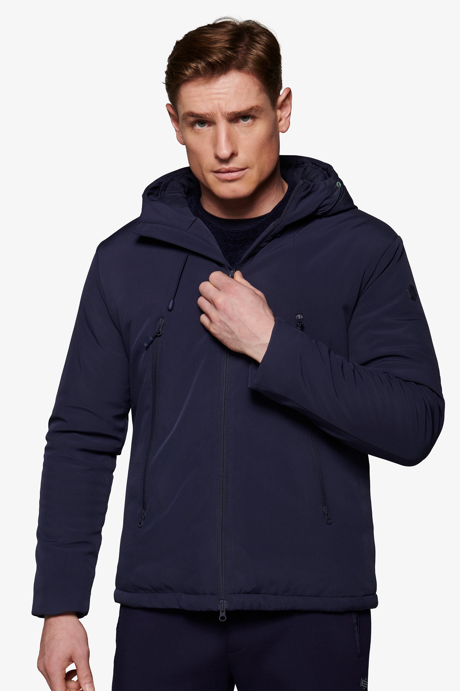 Giubbotto corto tecnico DNJ blu-Dan John