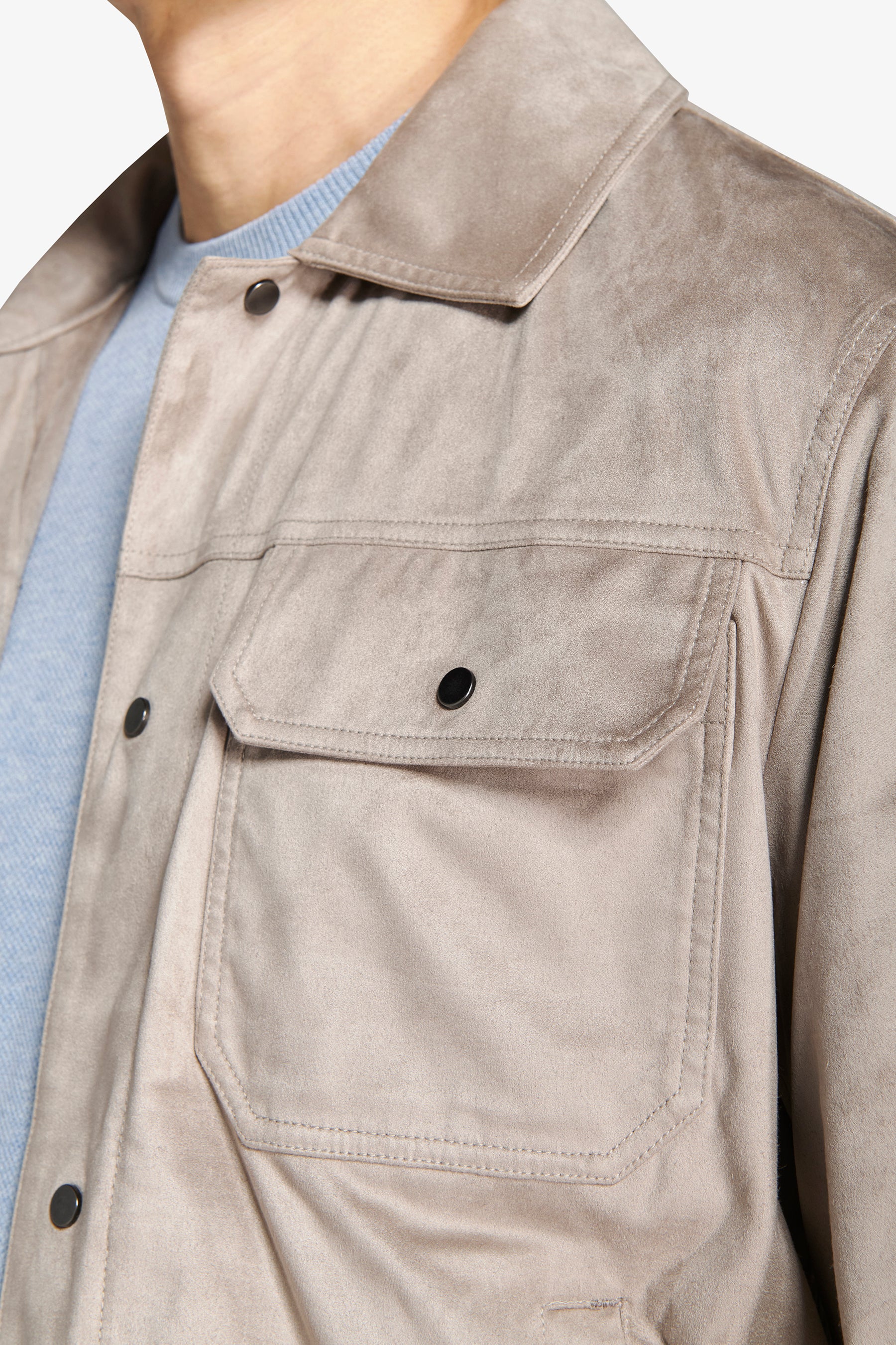 Giubbotto corto tortora-Dan John