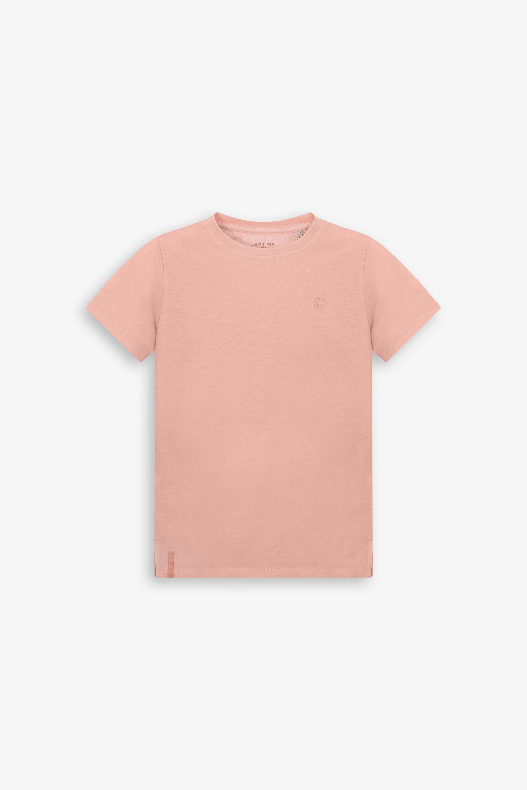 T-shirt basic con ricamo rosa Kids