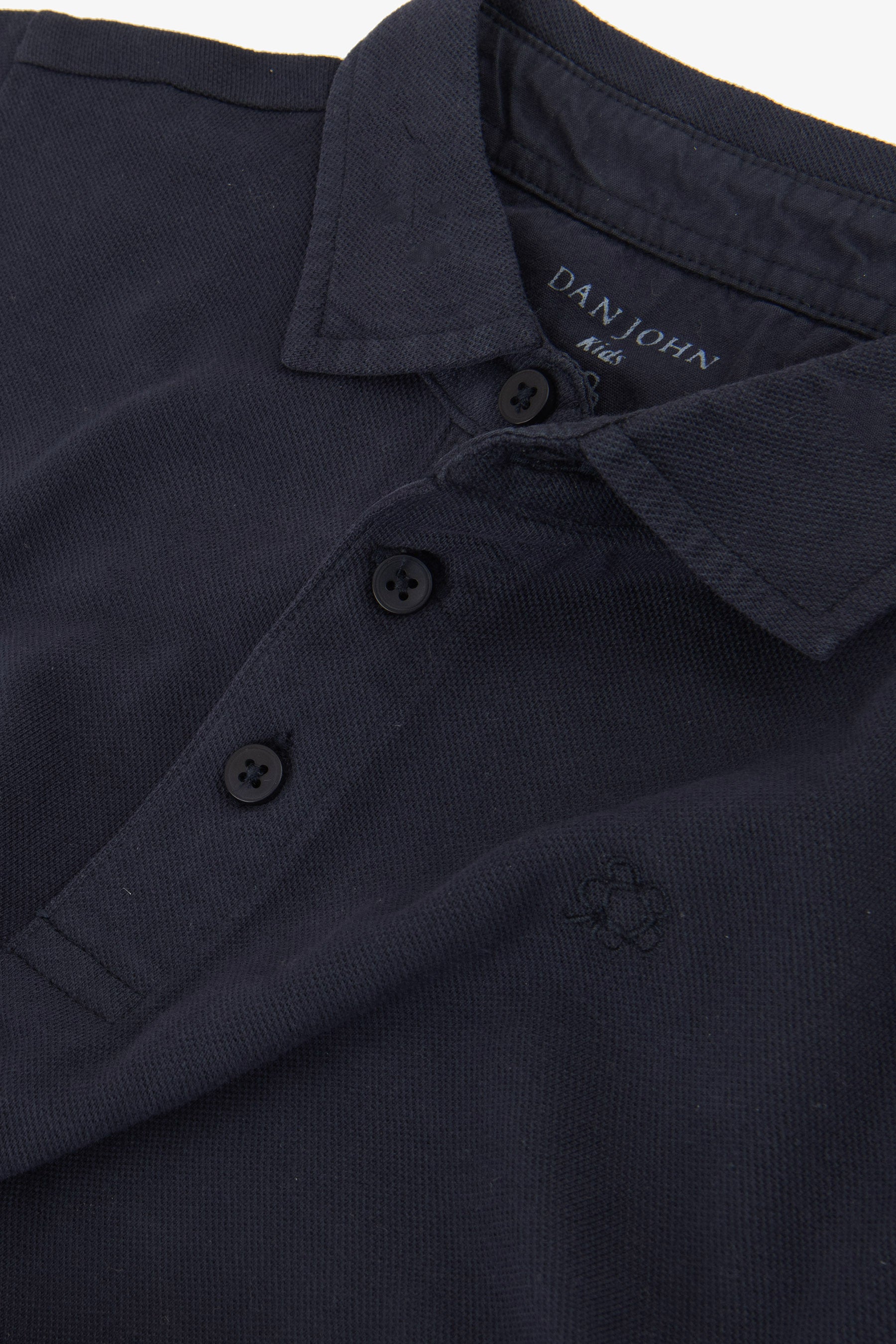 Polo bleu piqué Kids