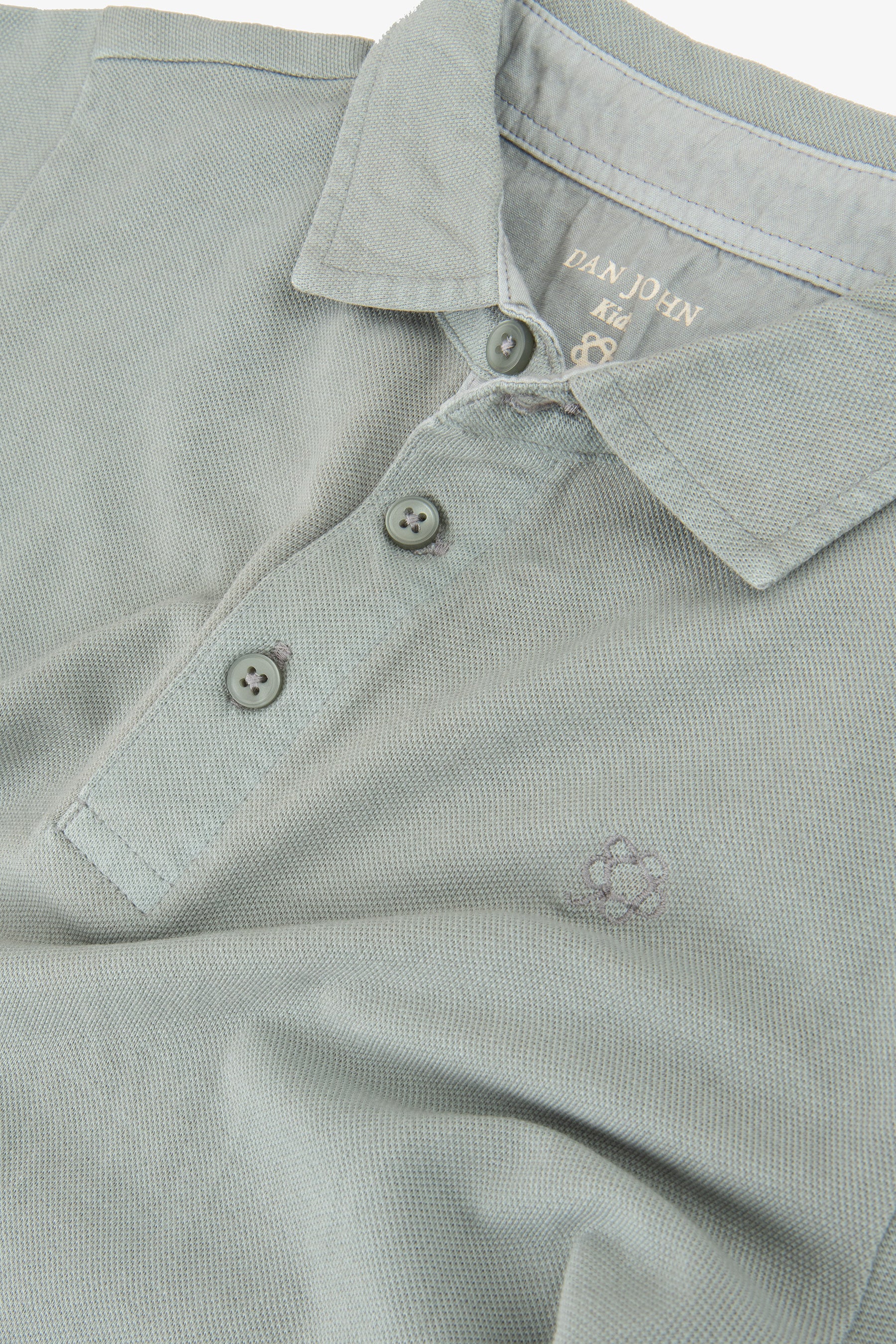 KIDS Sage piqué polo shirt