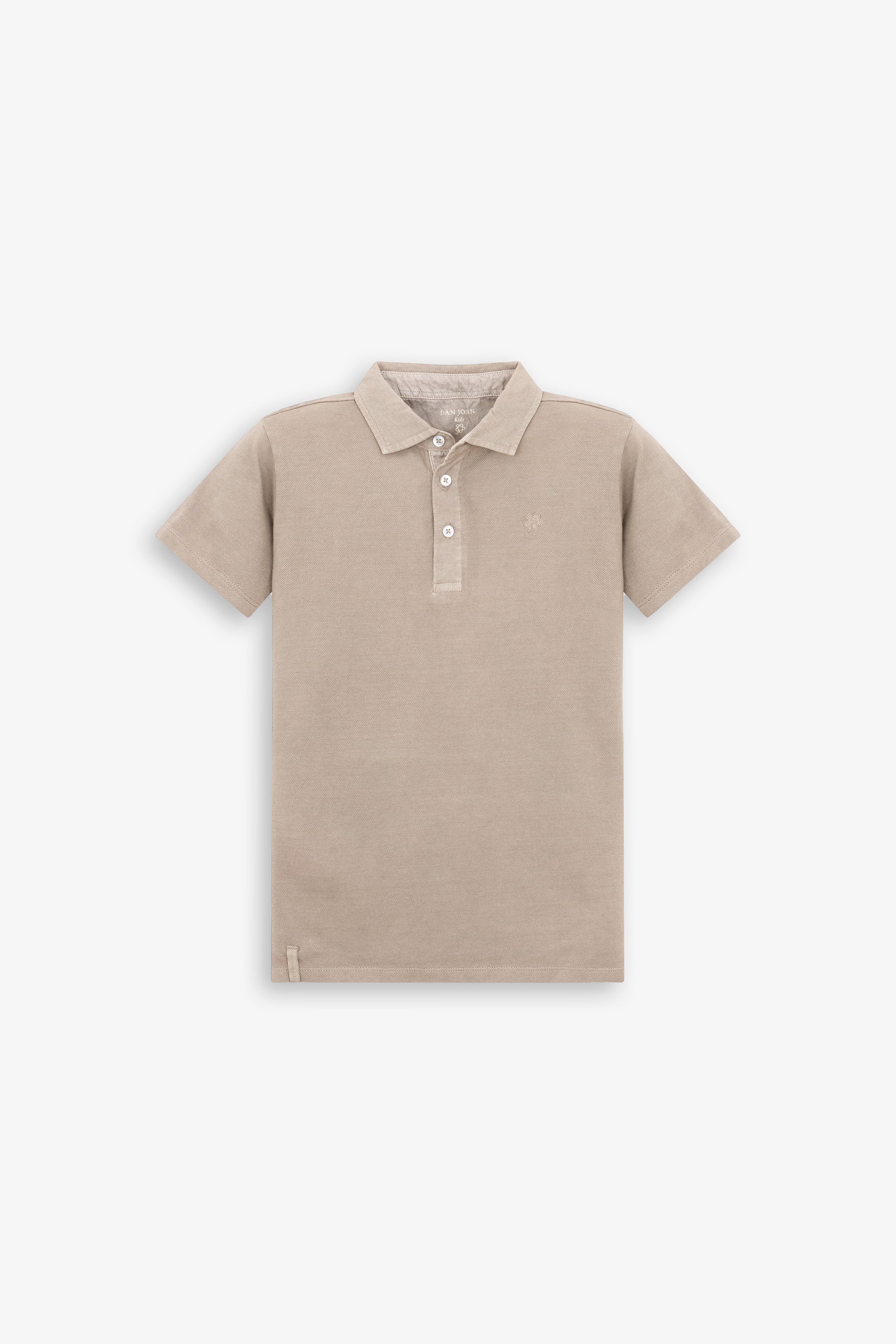 Polo en piqué gris souris Kids