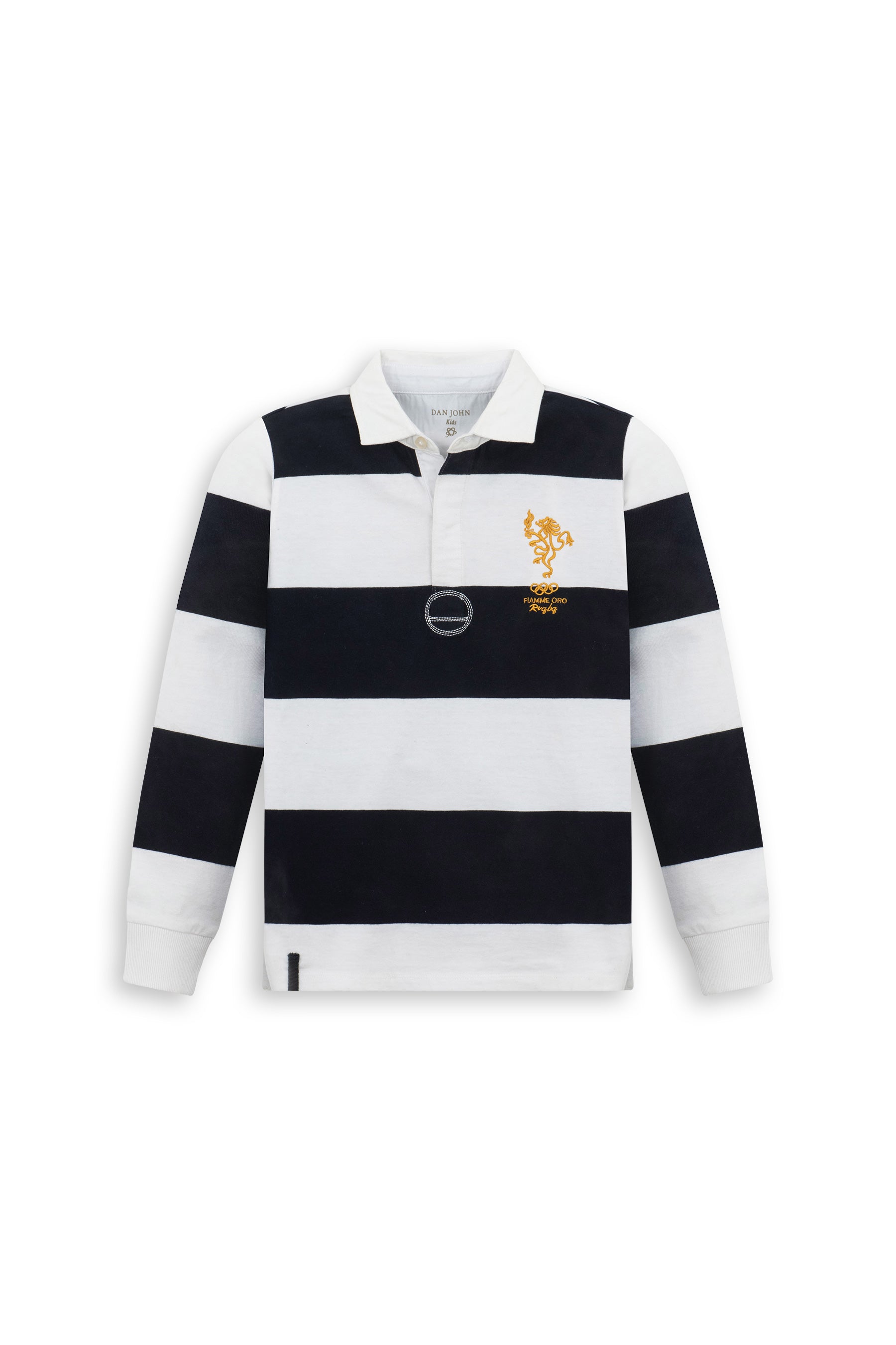 Polo rayé bleu Kids