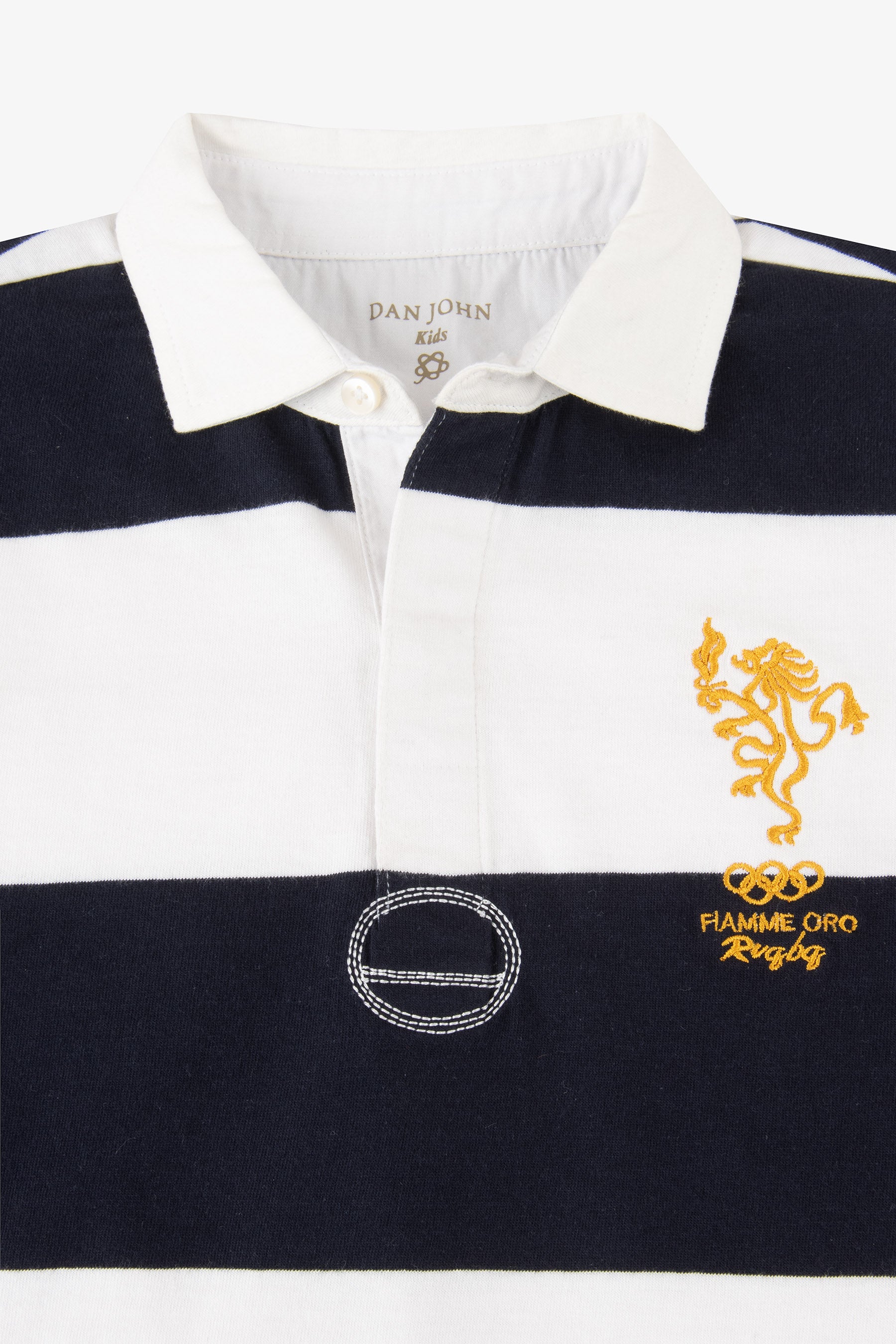 Polo a rayas azul Kids