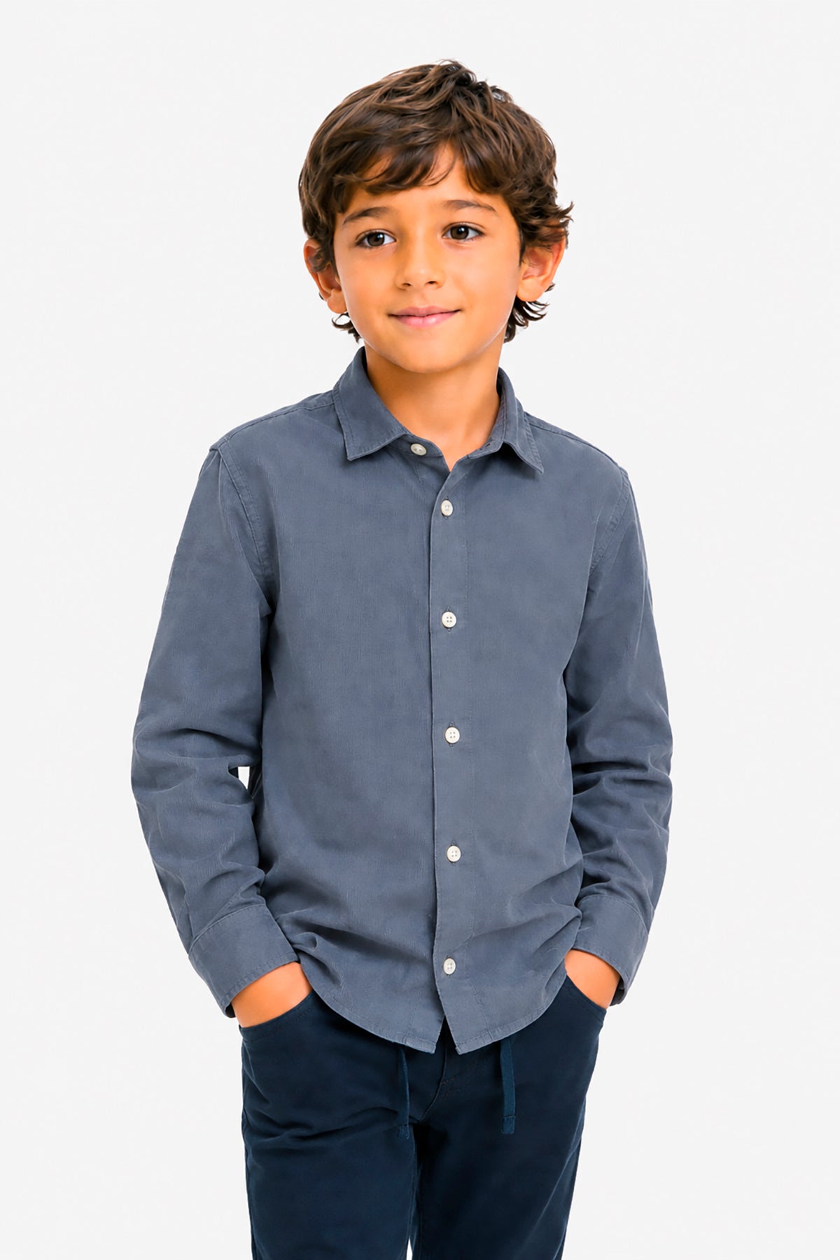 Camicia velluto millerighe carta da zucchero Kids