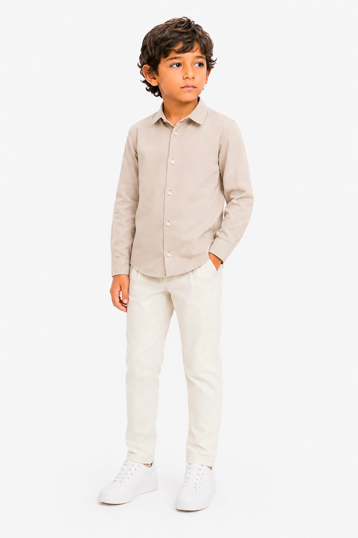 Camicia velluto millerighe corda Kids
