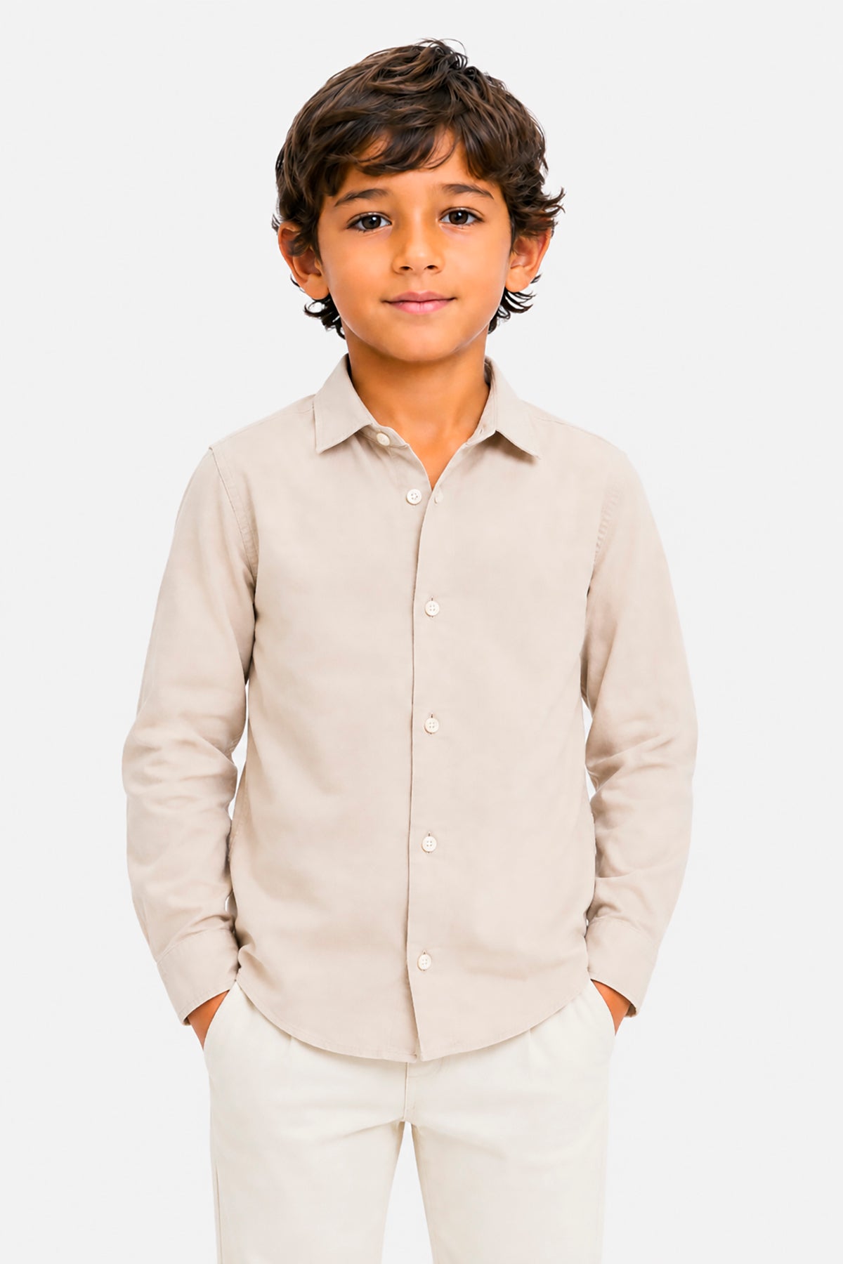 Camicia velluto millerighe corda Kids