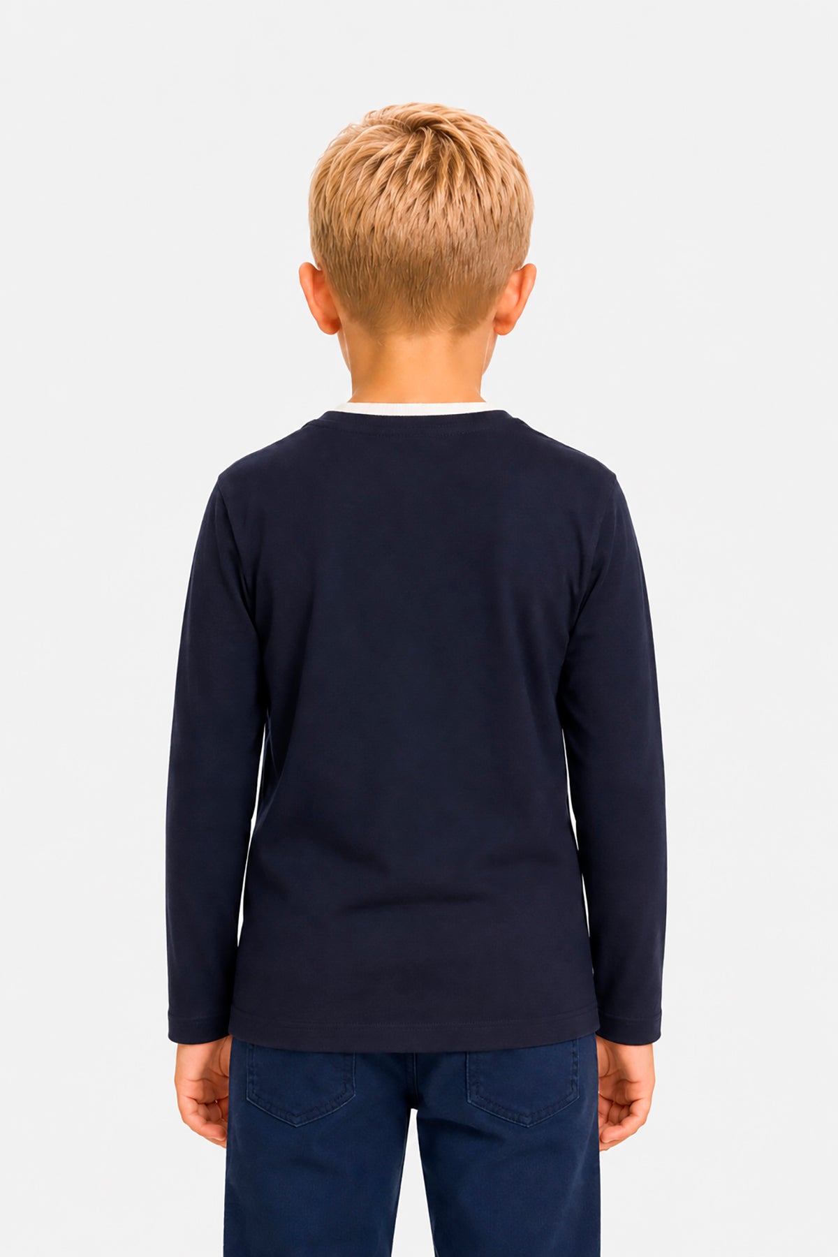 T-shirt in cotone jersey blu Kids