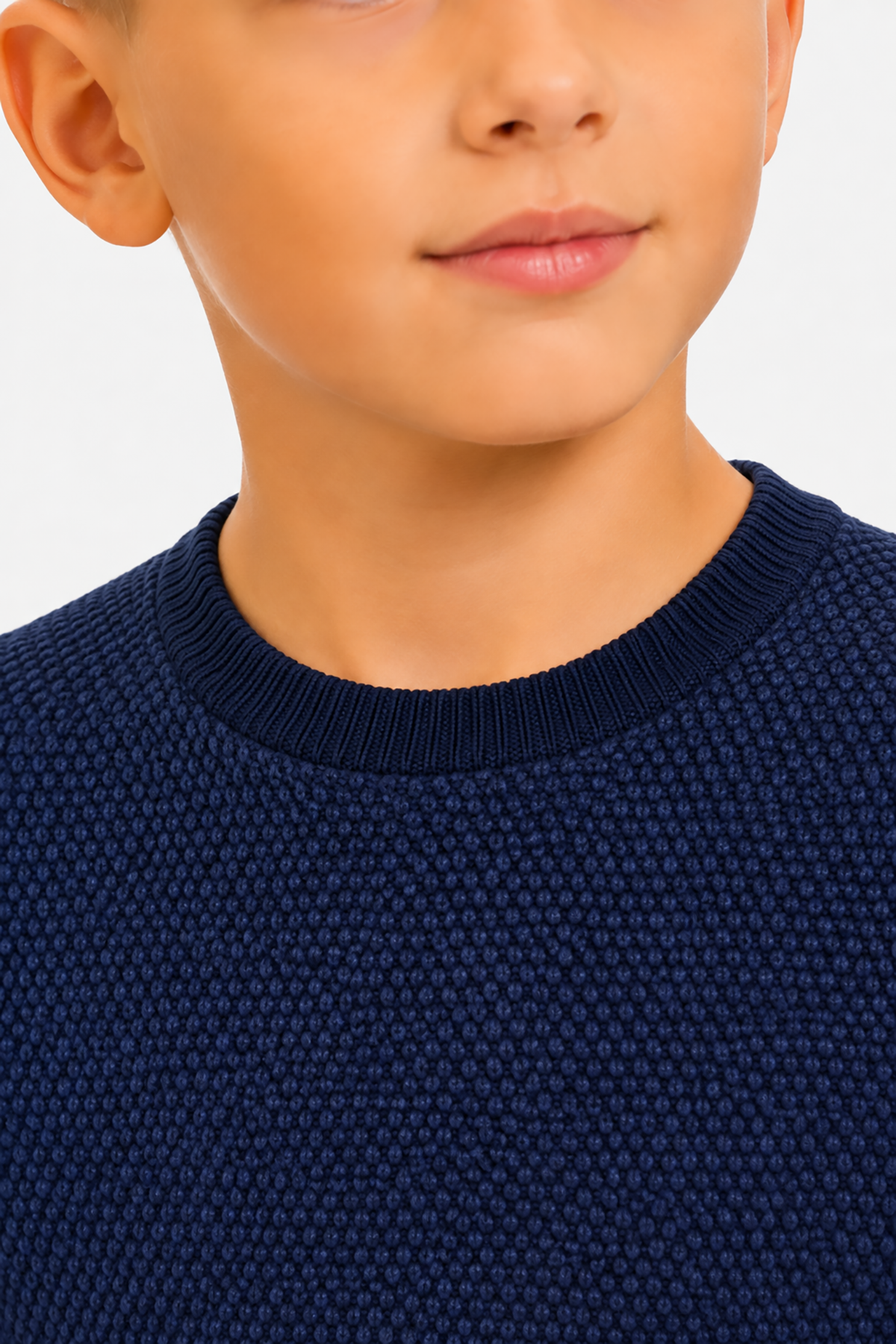 Maglia girocollo chicco riso blu Kids