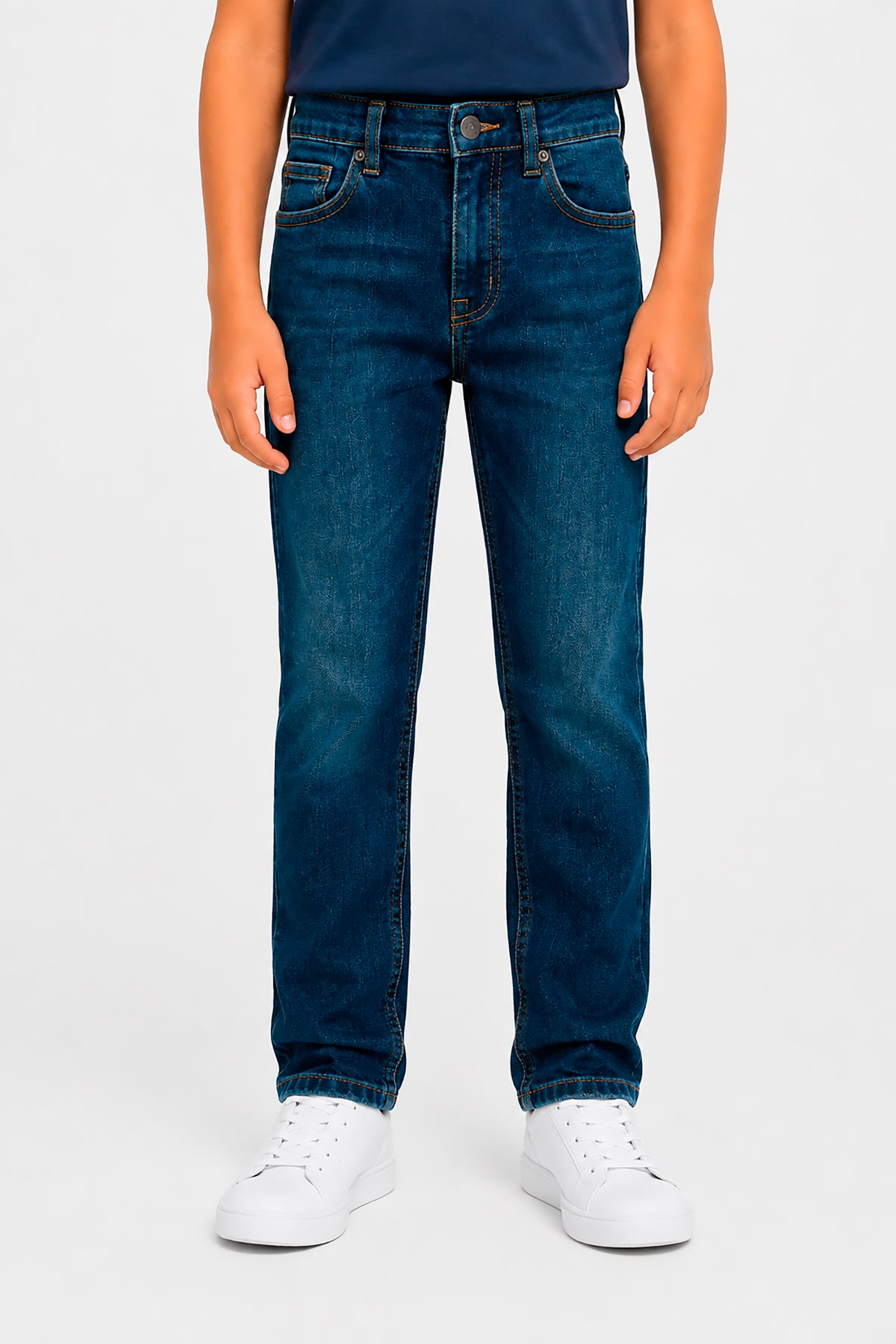 Pantaloni denim blu scuro Kids