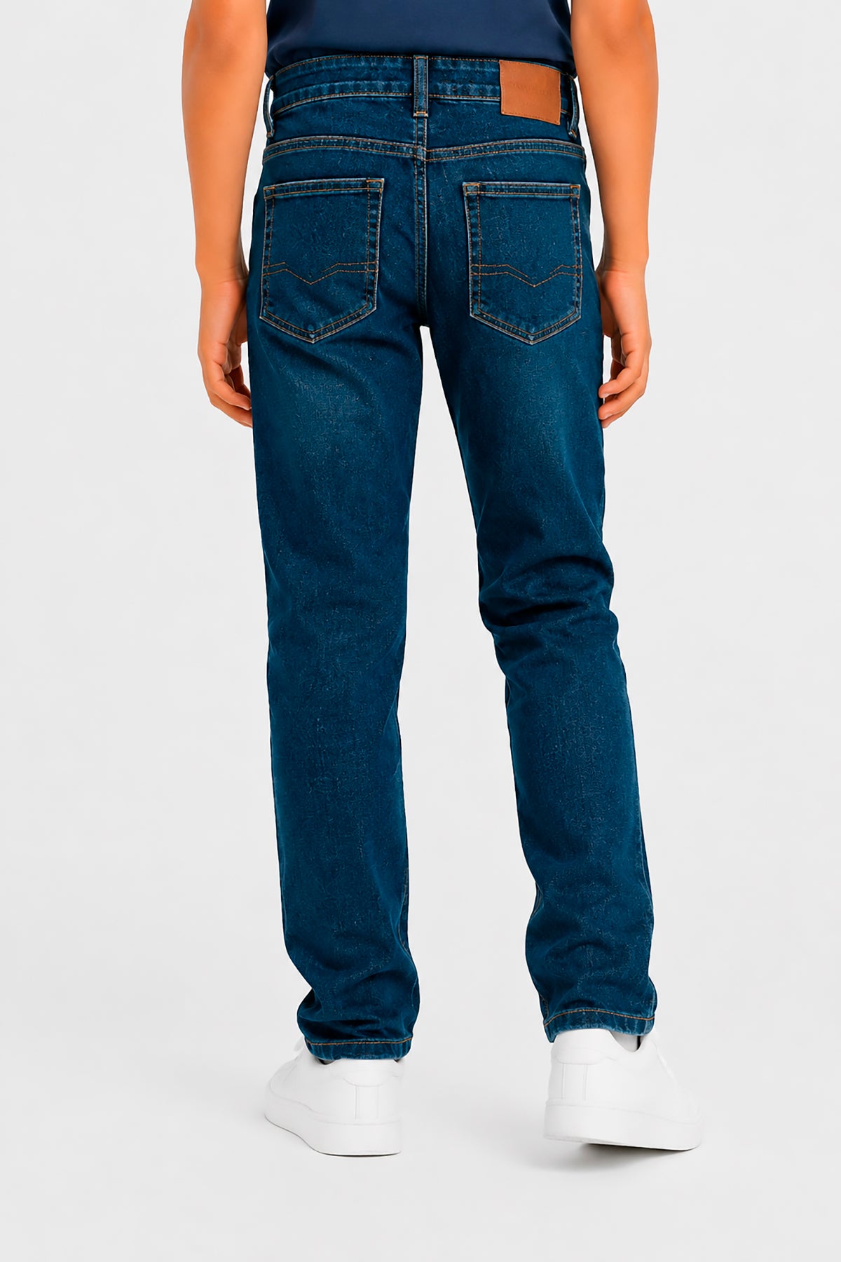 Pantaloni denim blu scuro Kids