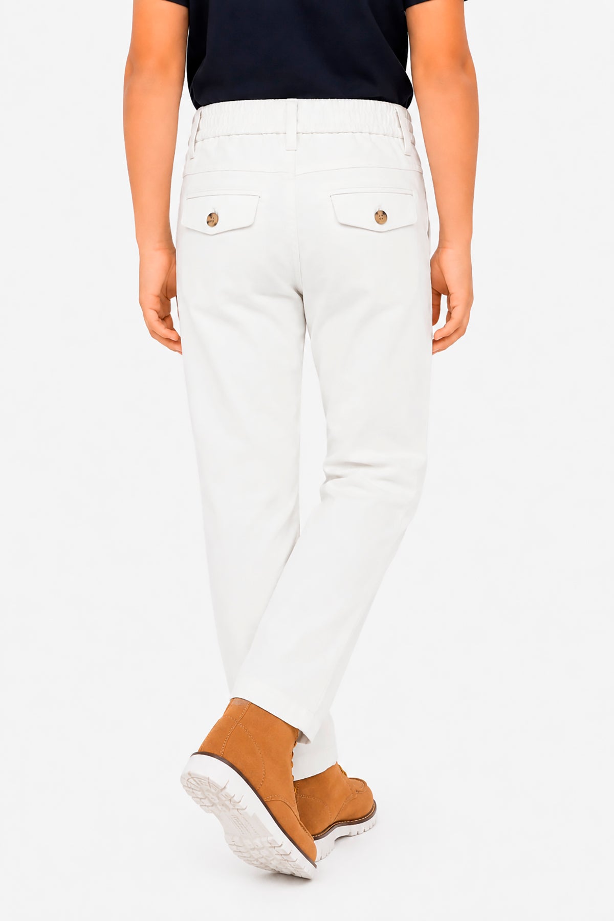 Pantaloni jersey panna Kids