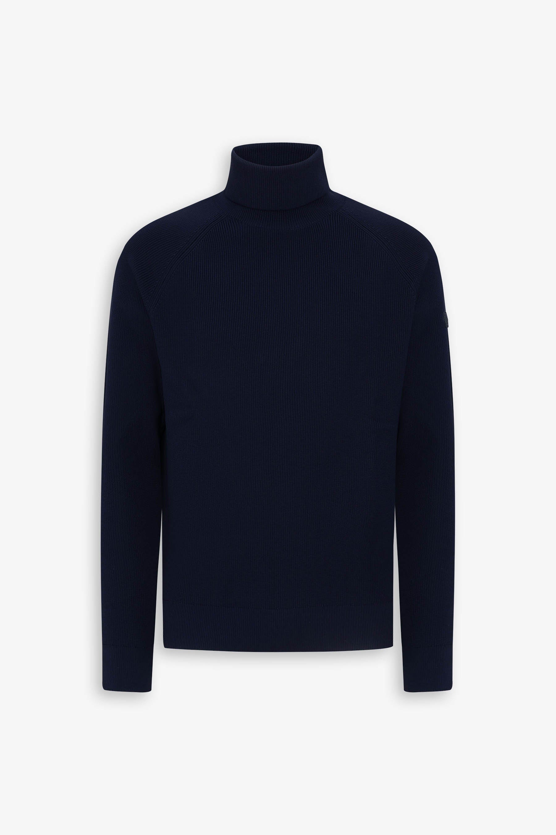 Maglia dolcevita costa inglese DNJ blu-Dan John