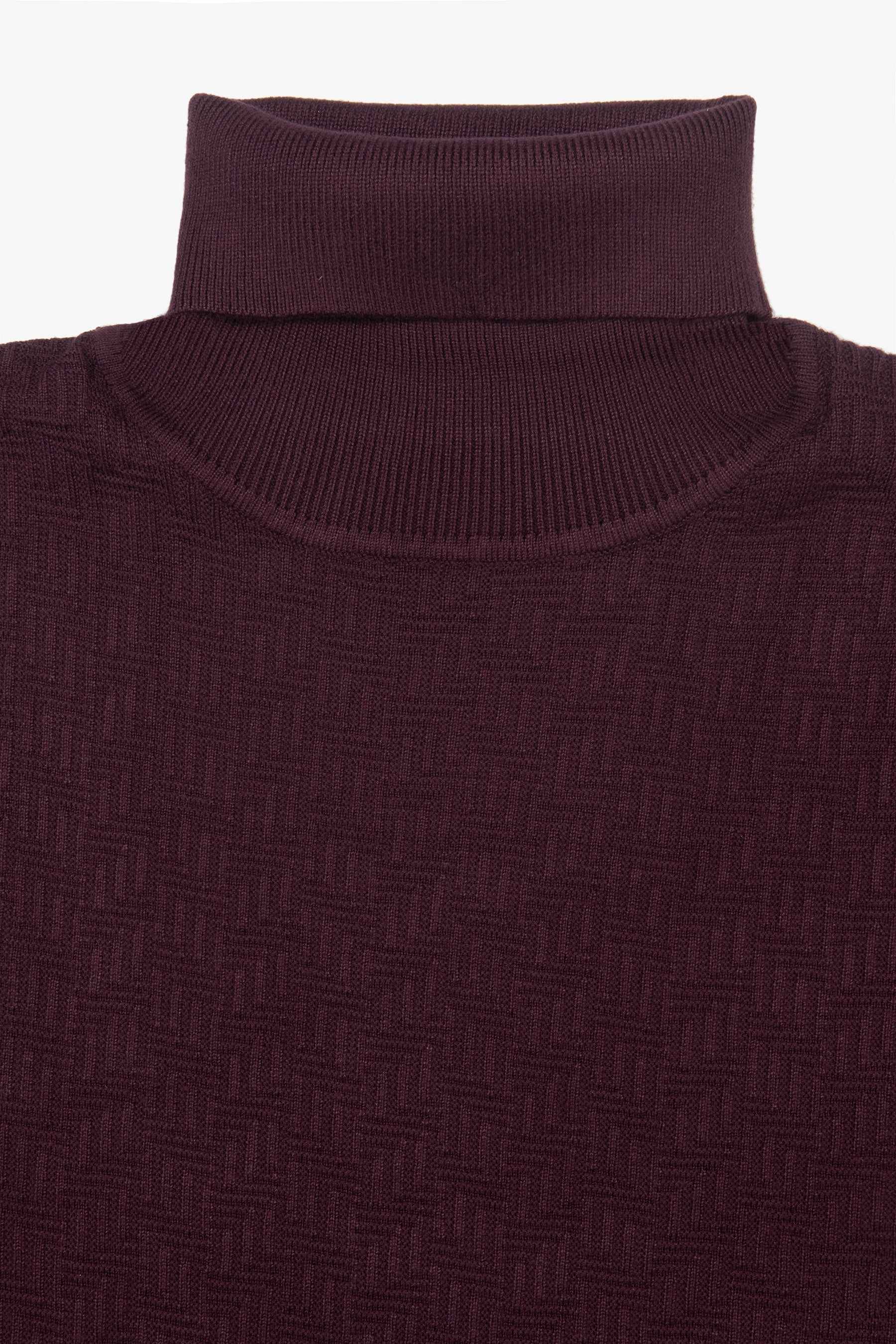Maglia dolcevita labirinto bordeaux-Dan John