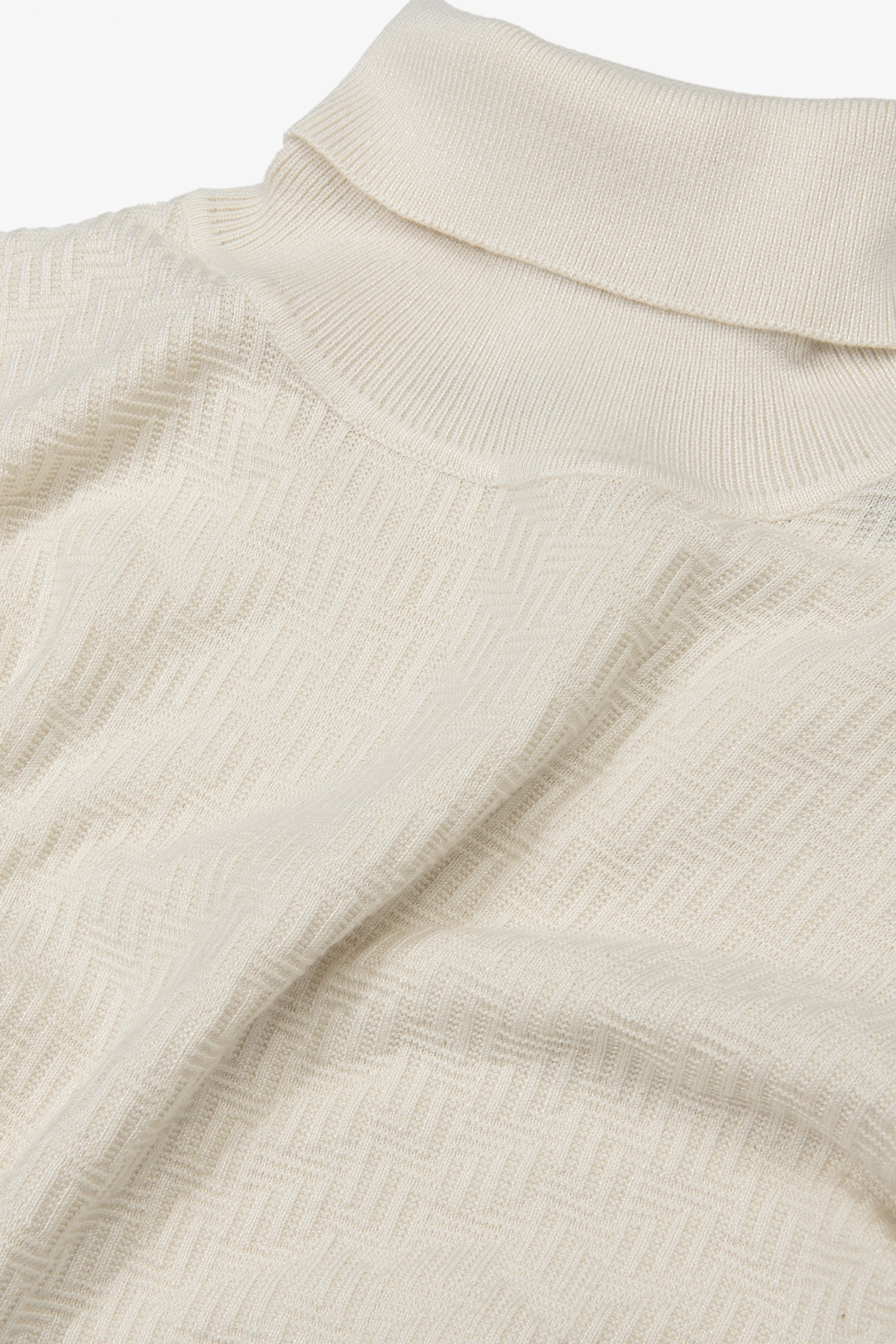 Maglia dolcevita labirinto panna-Dan John