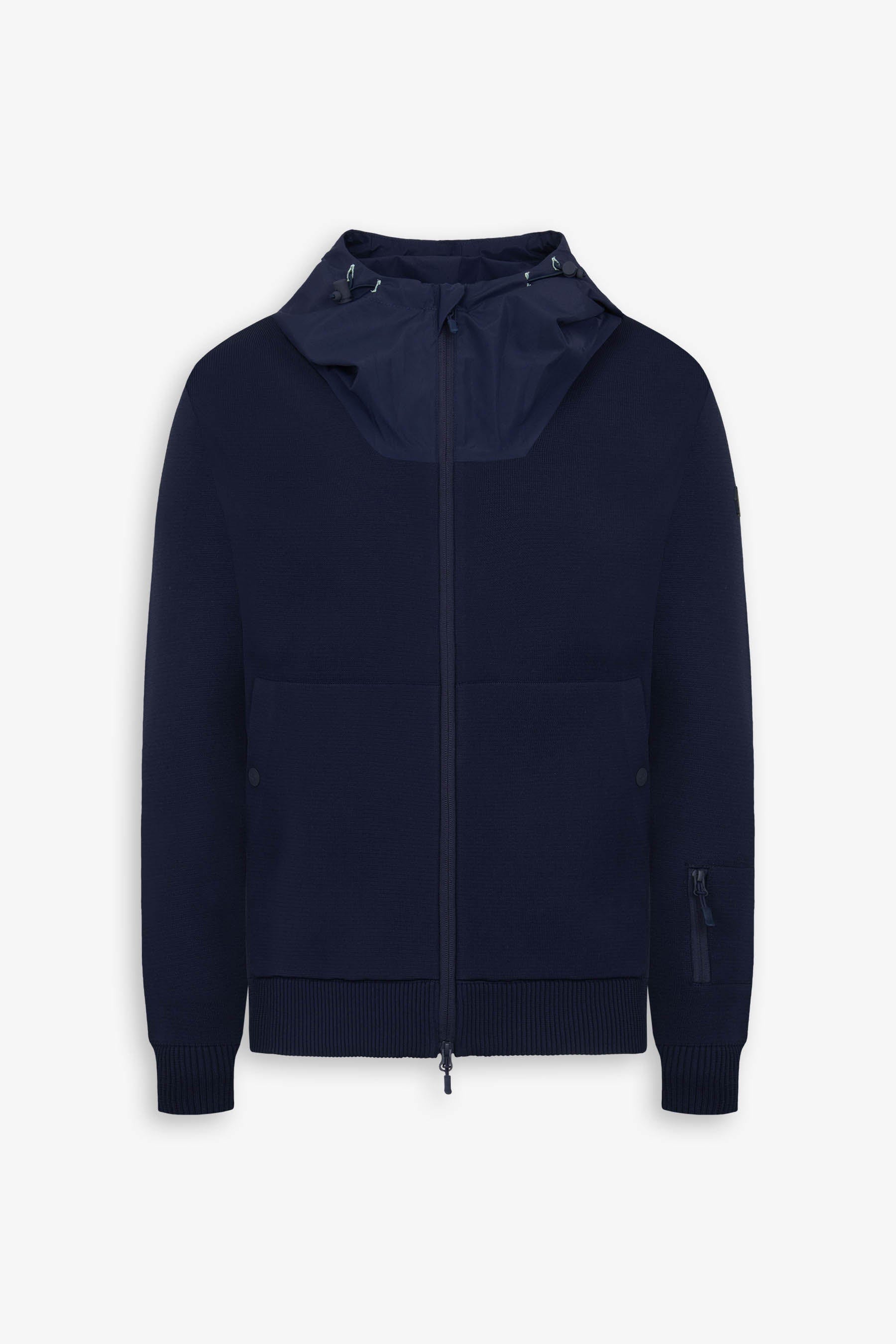 Maglia full zip DNJ blu-Dan John