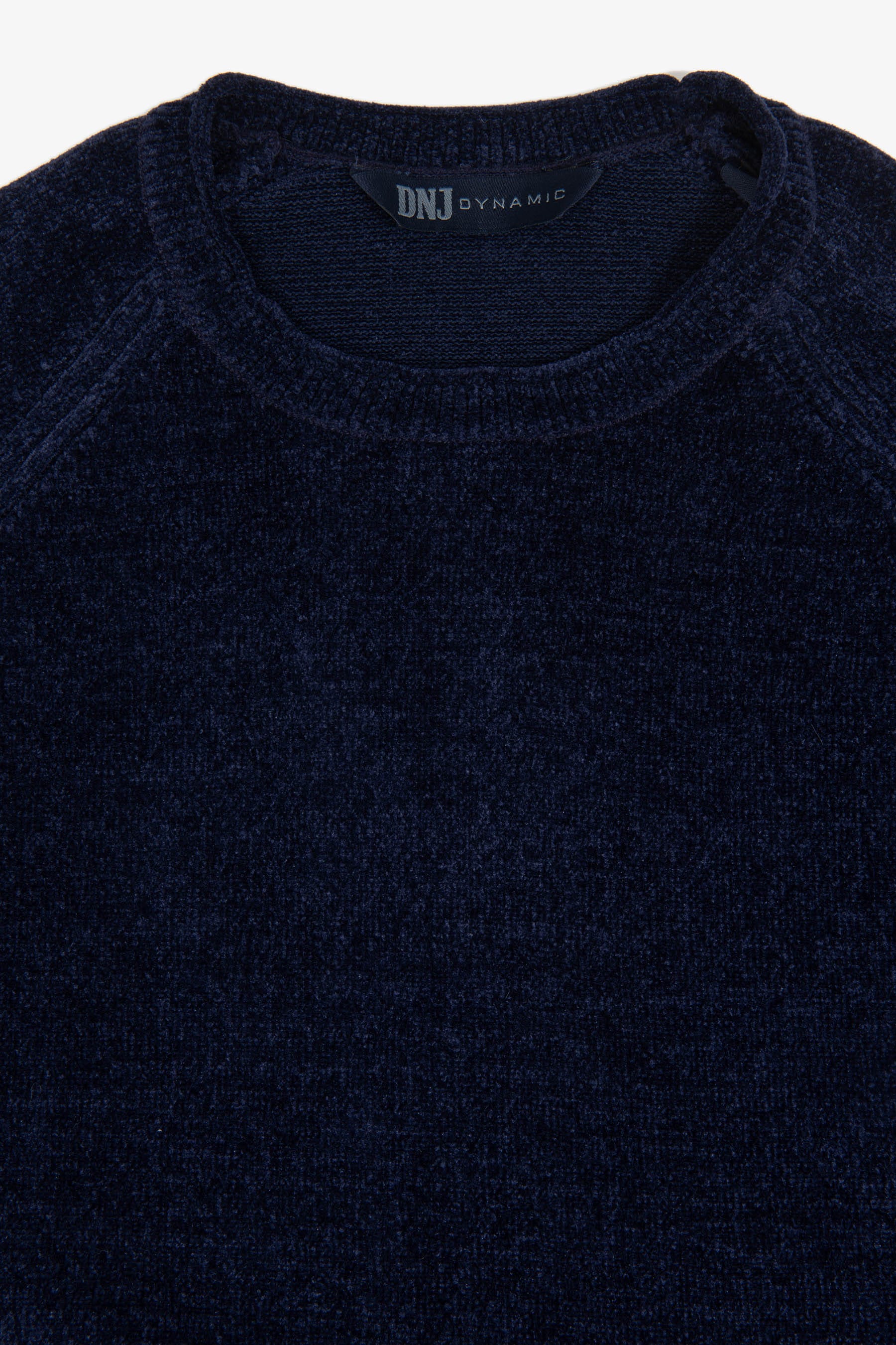 Maglia girocollo rollino DNJ blu-Dan John