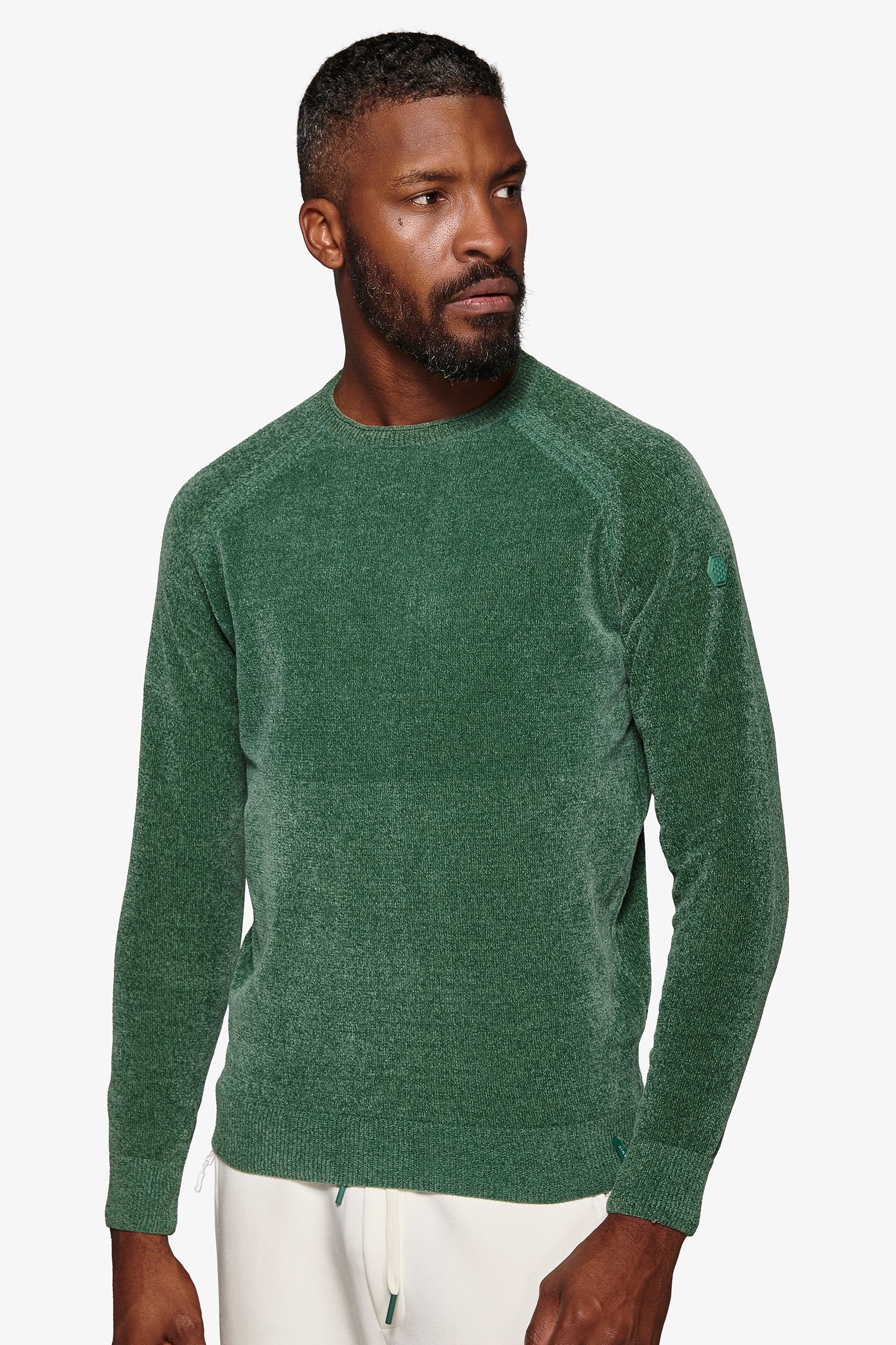 Maglia girocollo rollino DNJ salvia-Dan John