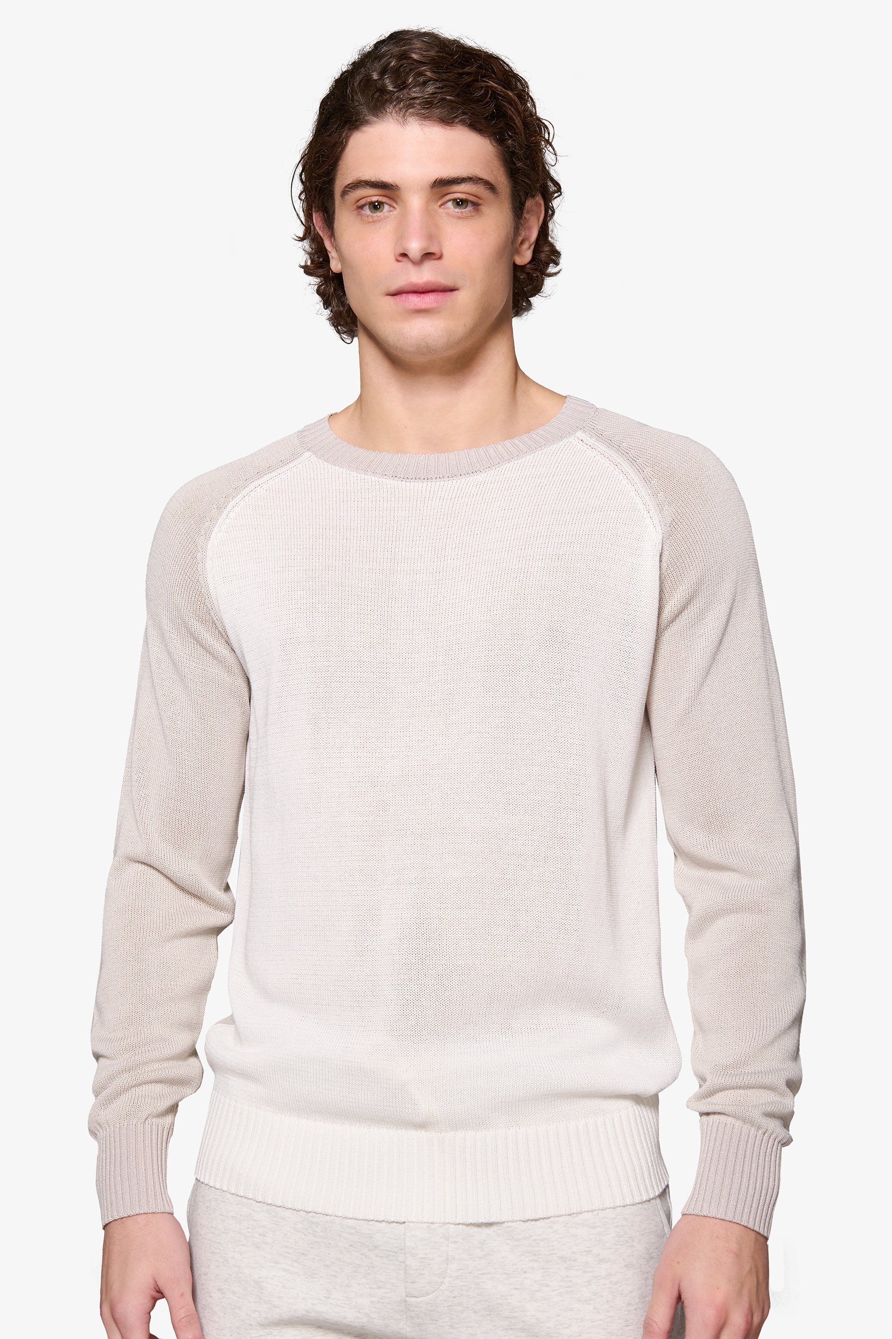 Maglia raglan DNJ off white-Dan John