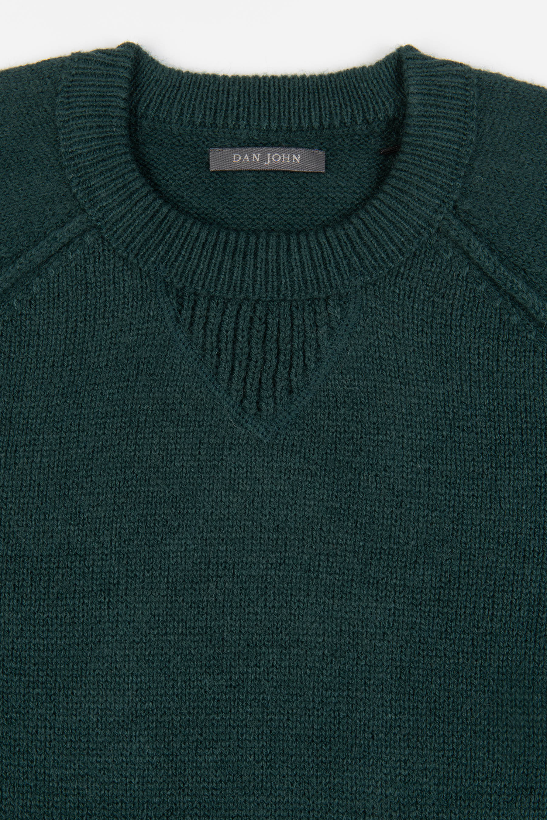 Maglia raglan lambswool ottanio-Dan John