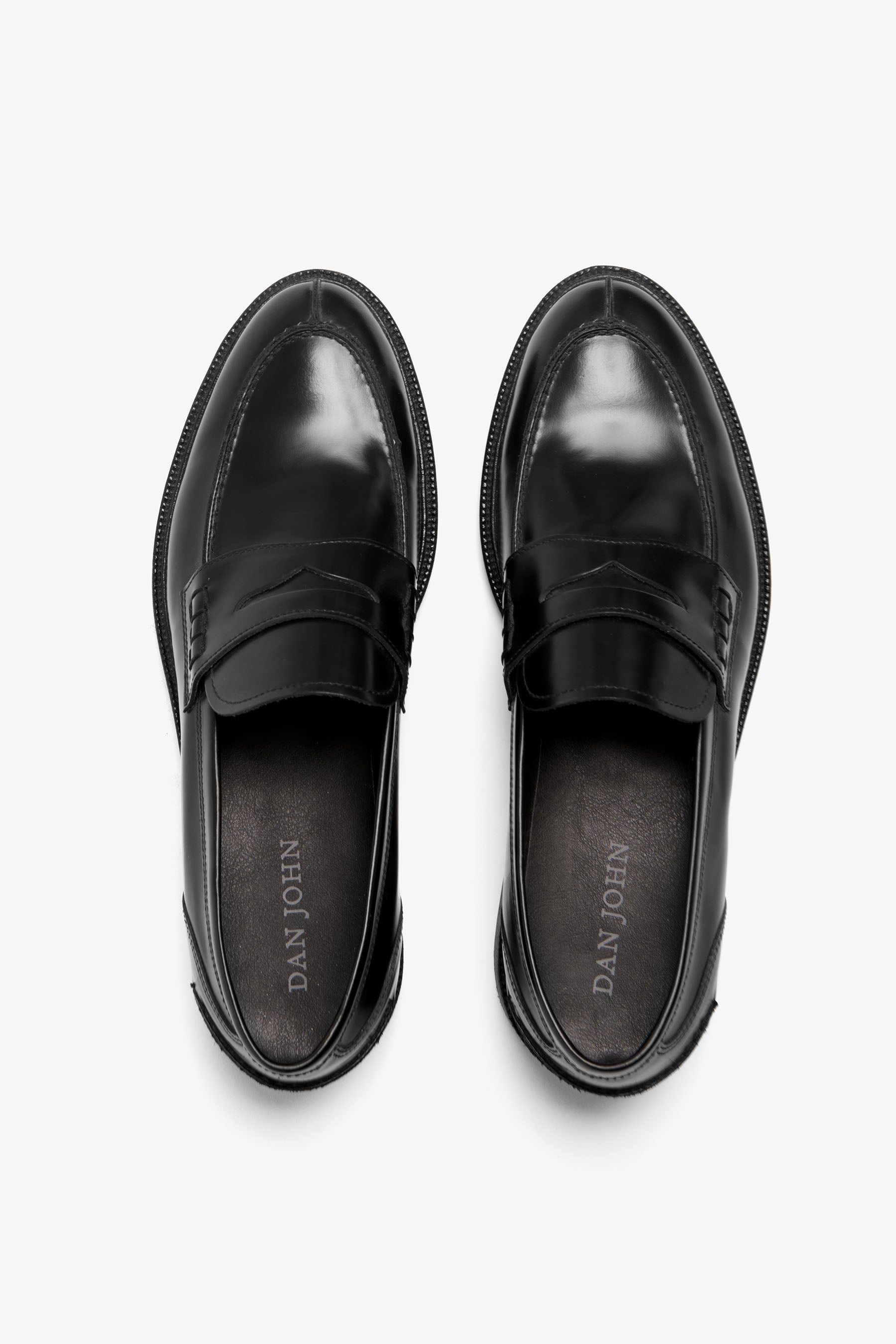 Mocassino college nero-Dan John