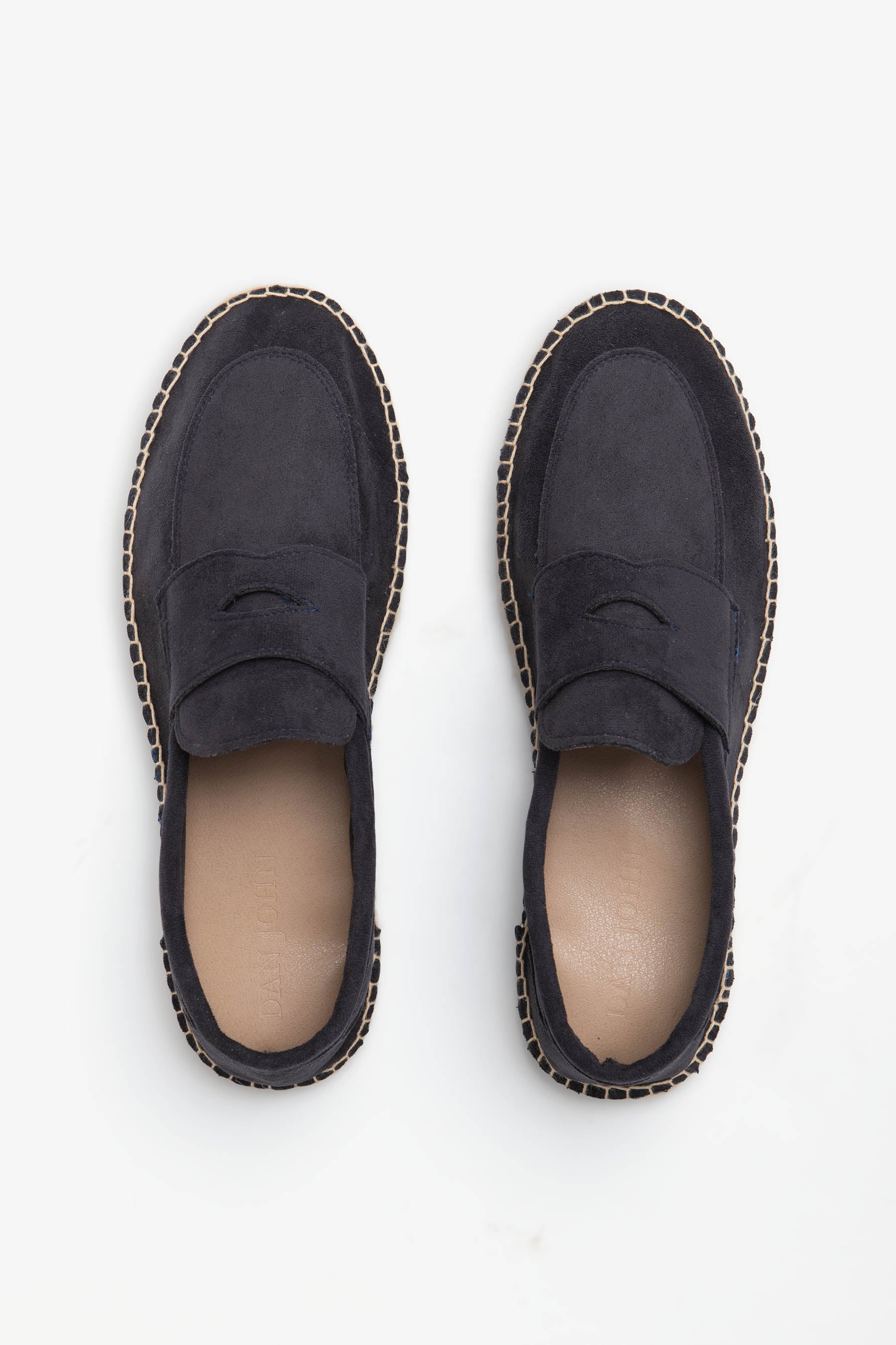 Mocassino ecosuede blu-Dan John