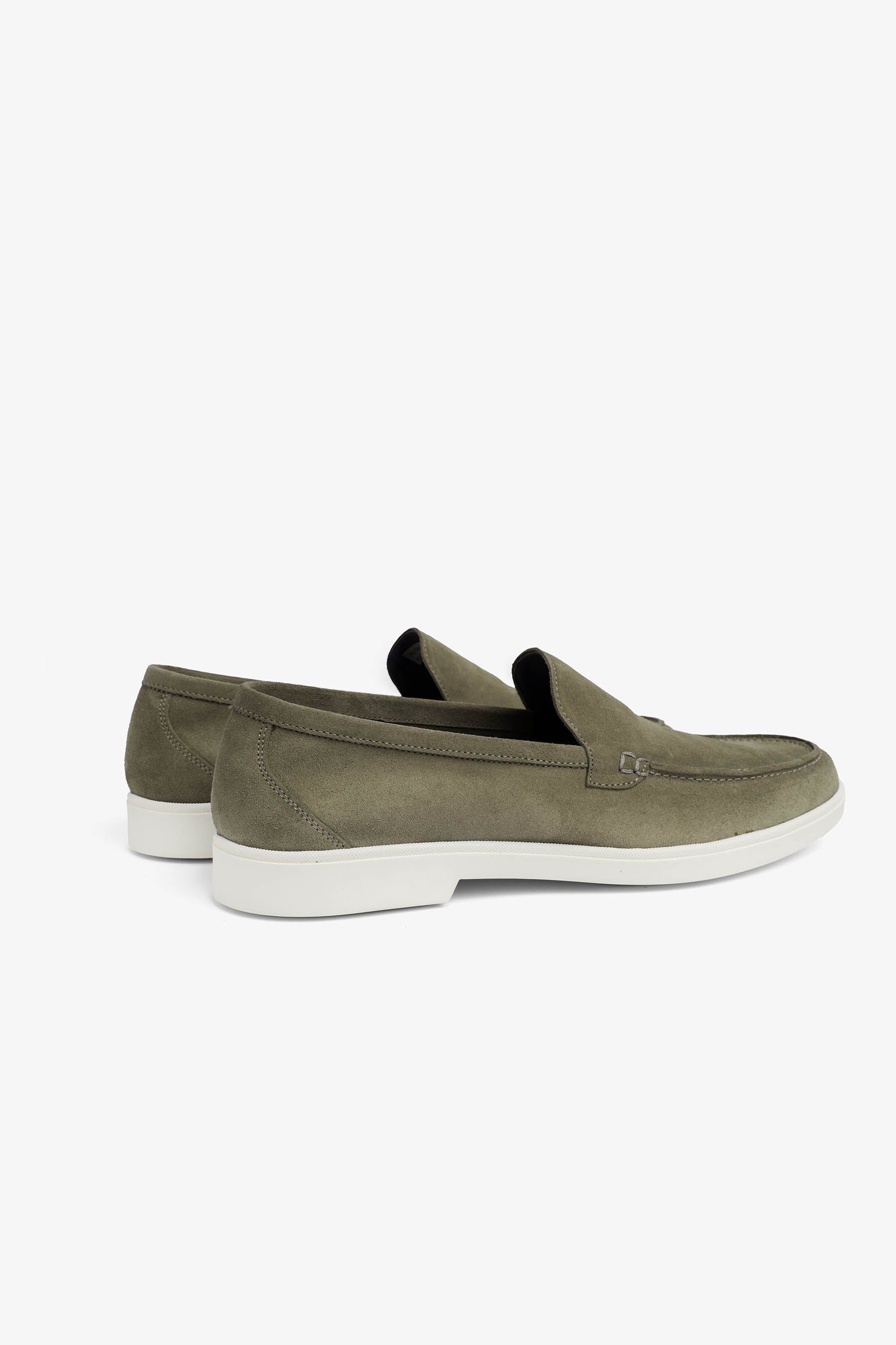 Mocassino scamosciato verde-Dan John