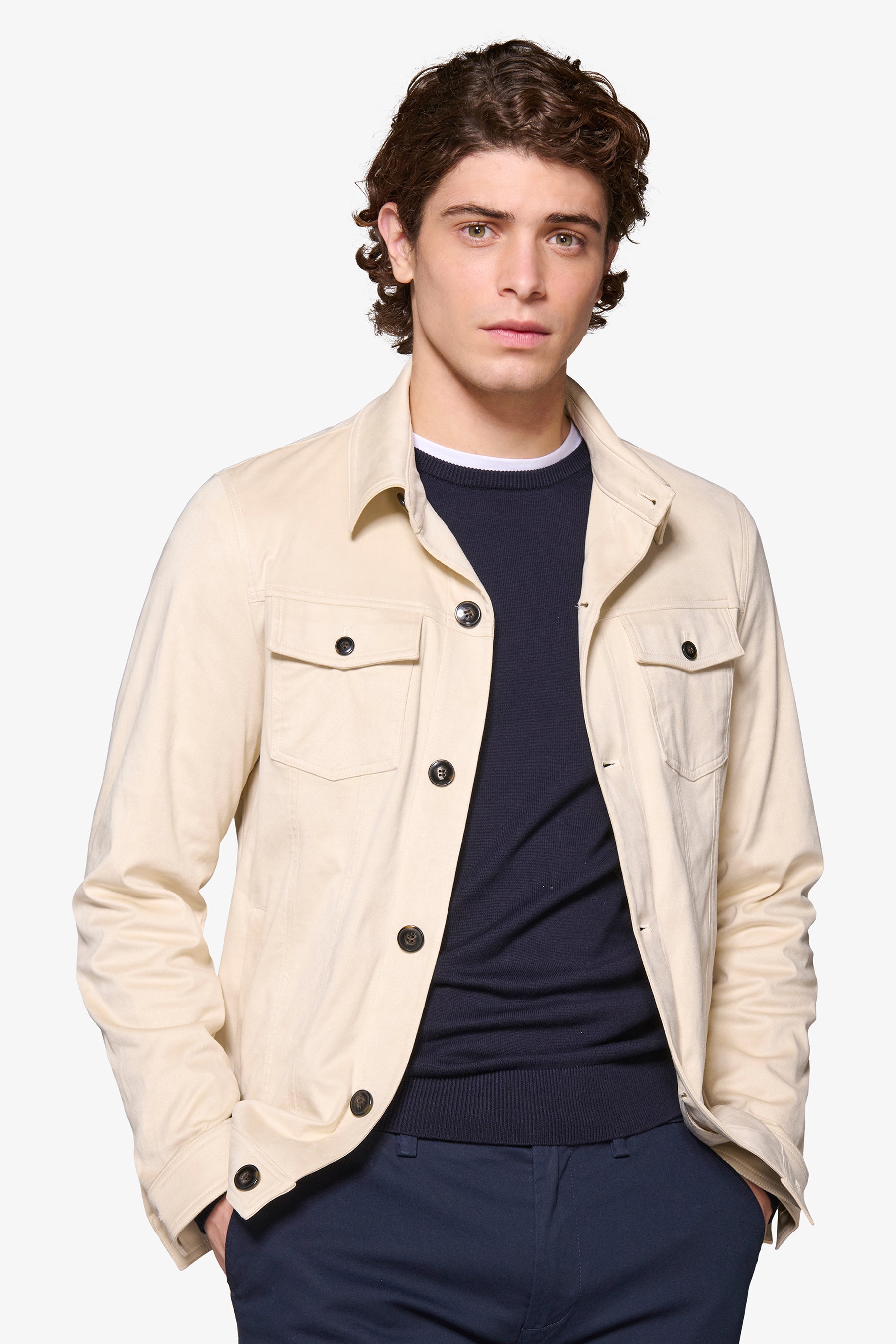 Overshirt "Soft" burro-Dan John