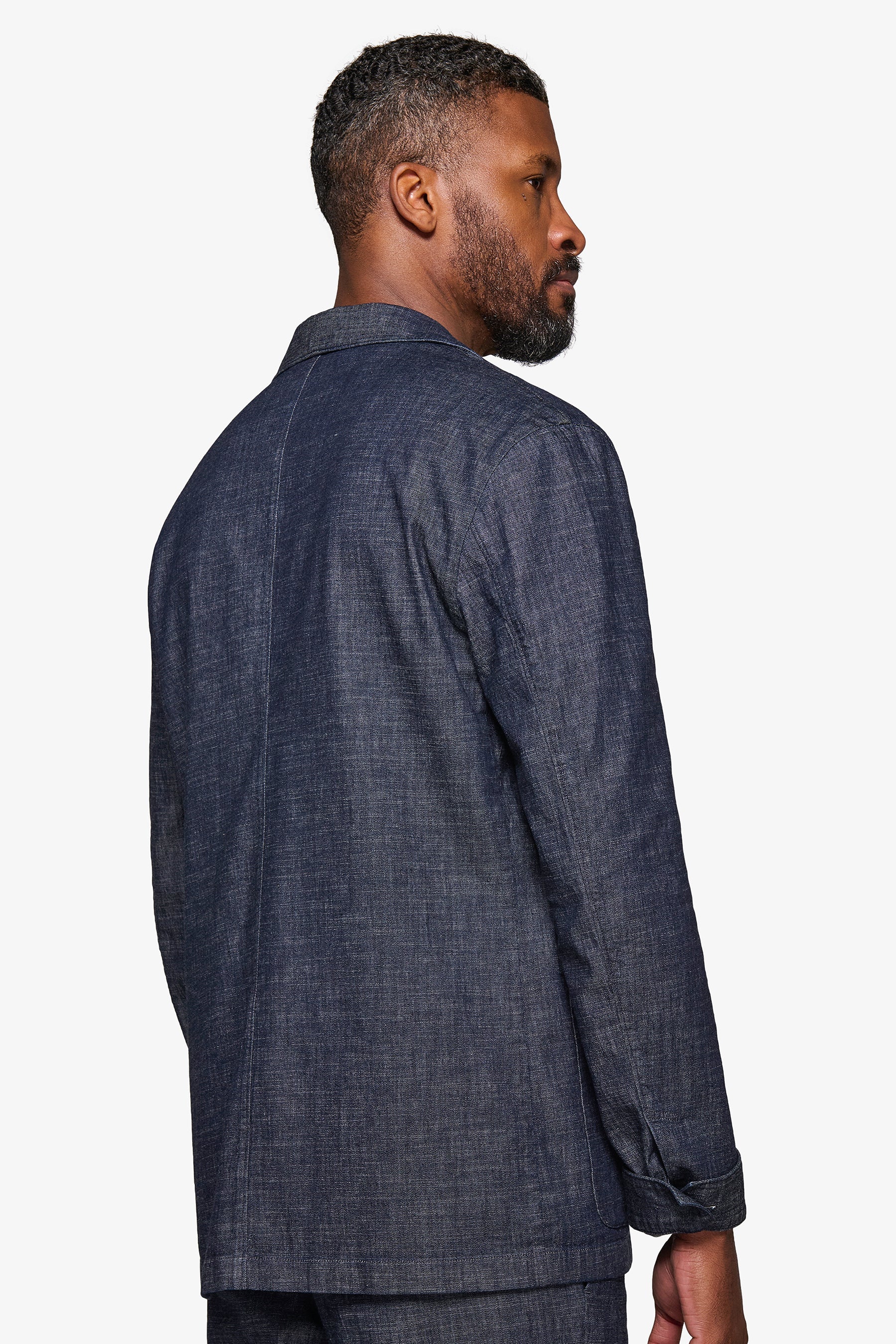 Overshirt da abito denim "Shibuya"-Dan John