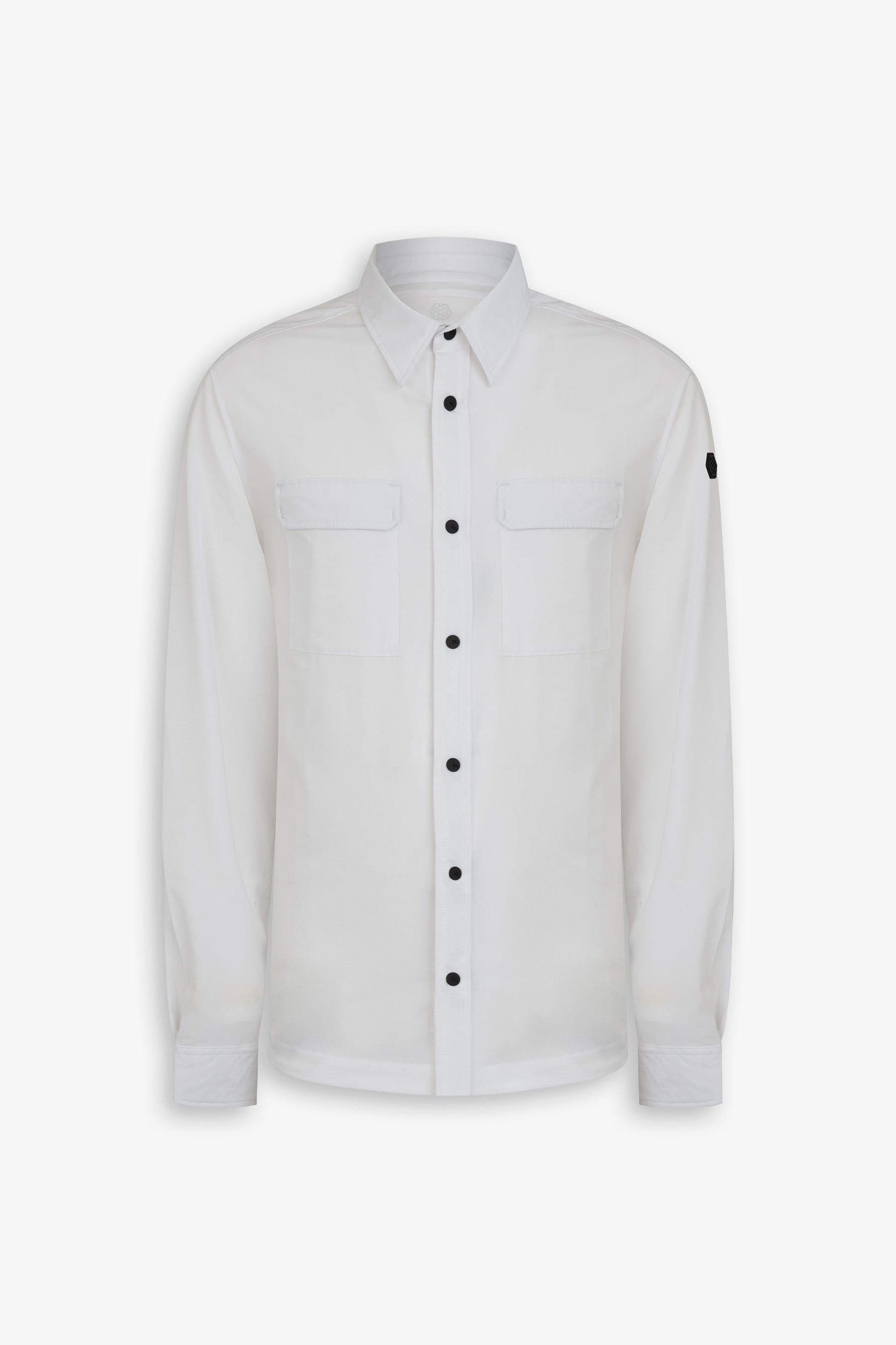 Overshirt in ripstop tecnica DNJ bianca-Dan John