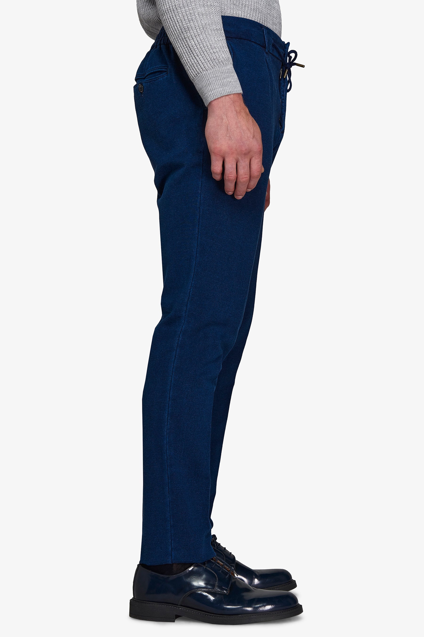 Pantalaccio da abito jersey stretch navy-Dan John