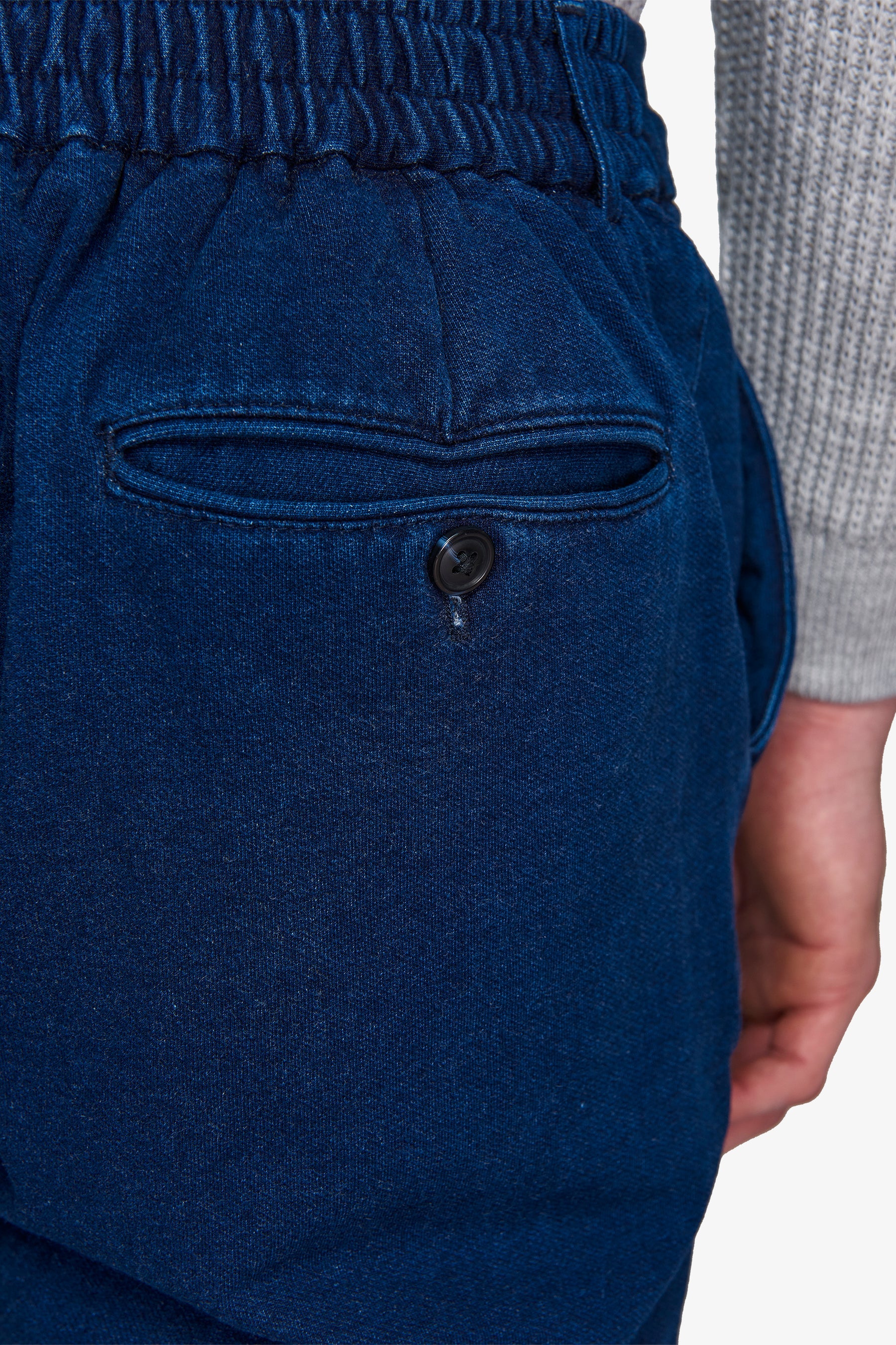 Pantalaccio da abito jersey stretch navy-Dan John