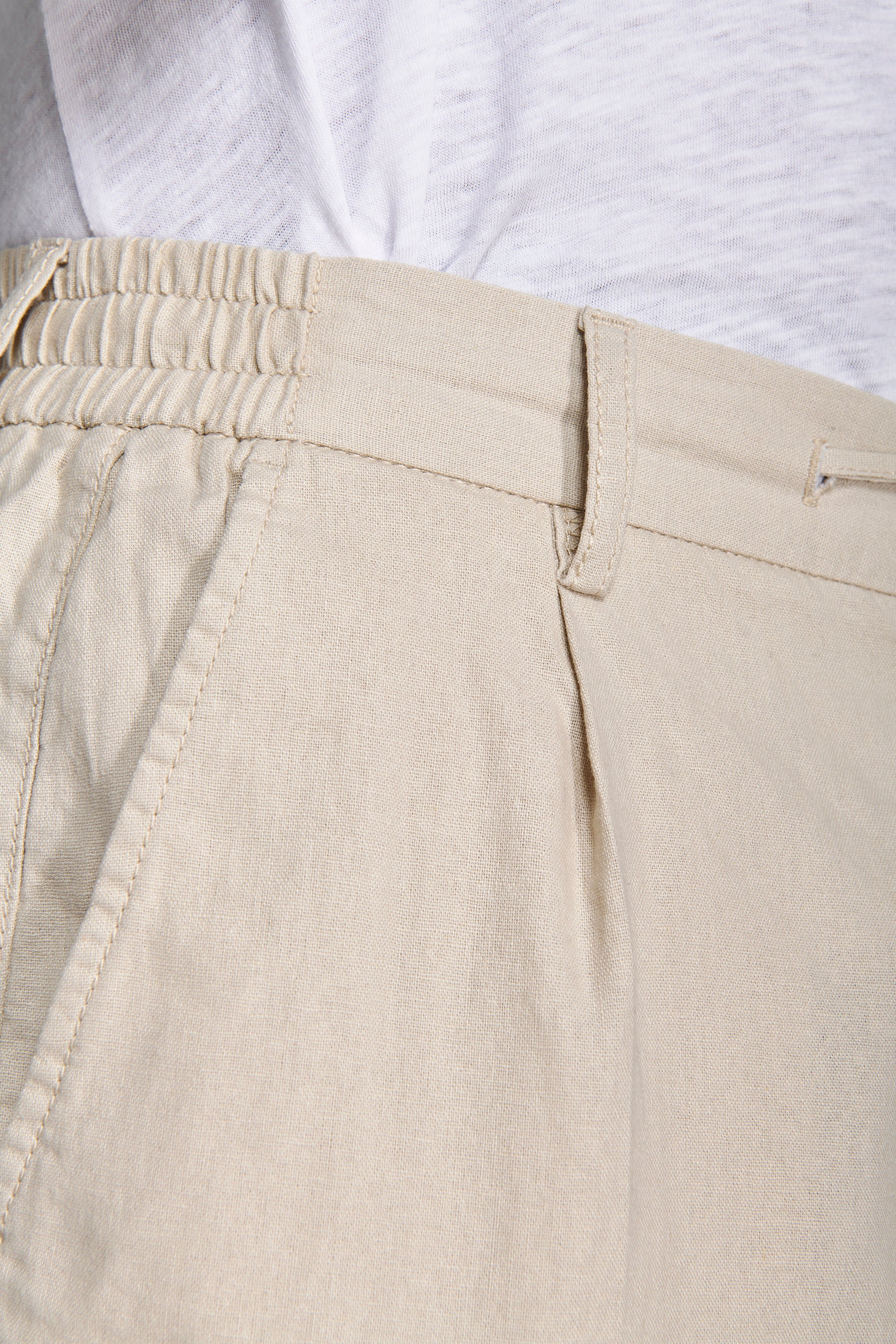 Pantalaccio misto lino sabbia-Dan John