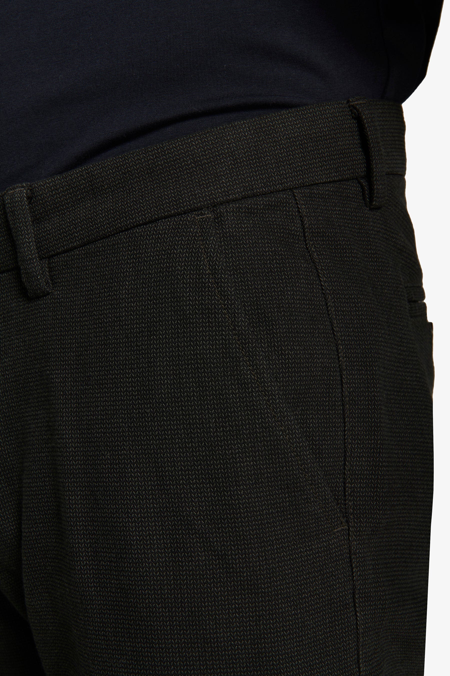 Pantaloni chino armaturato stretch verde-Dan John