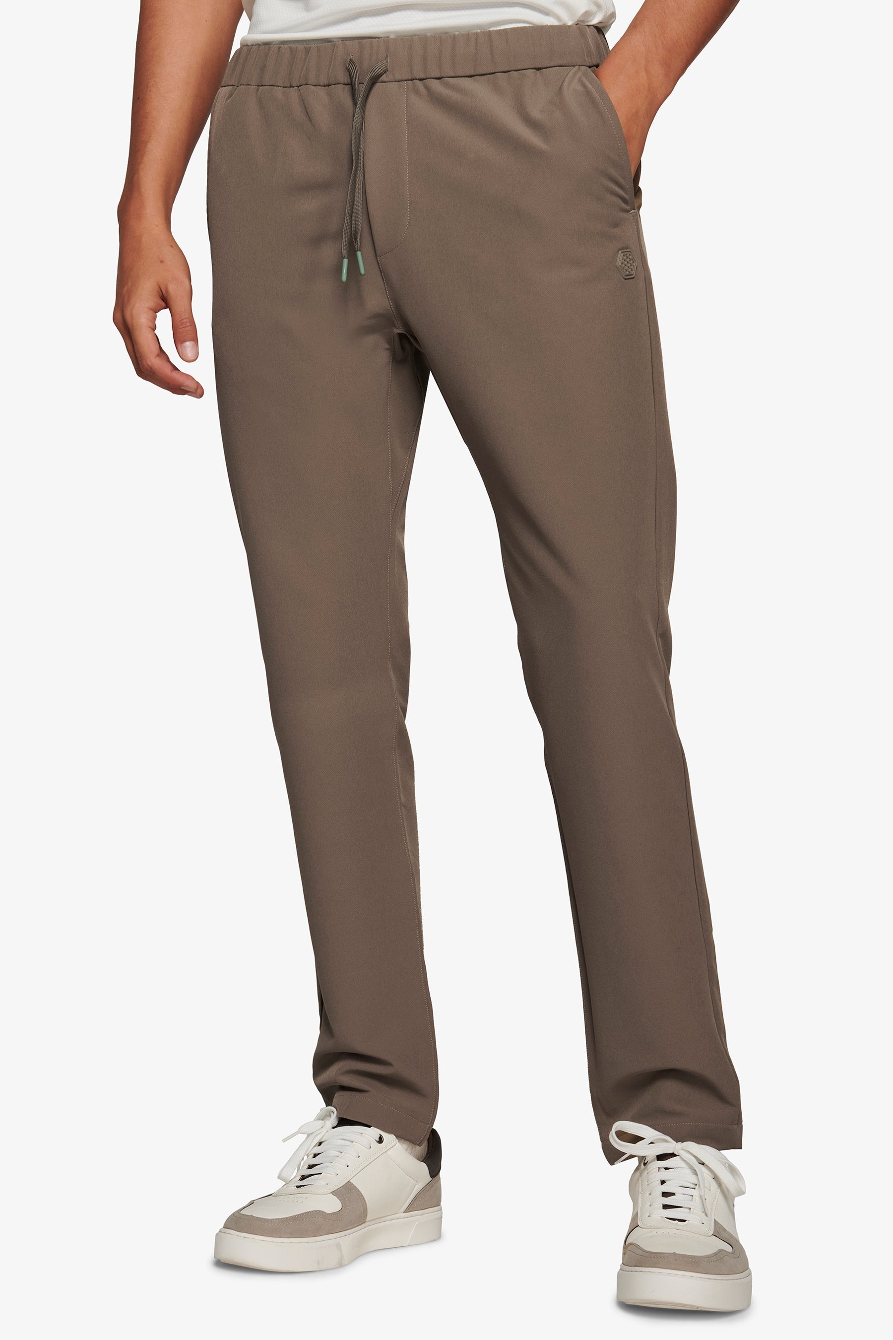 Pantaloni chino tecnico DNJ fango-Dan John