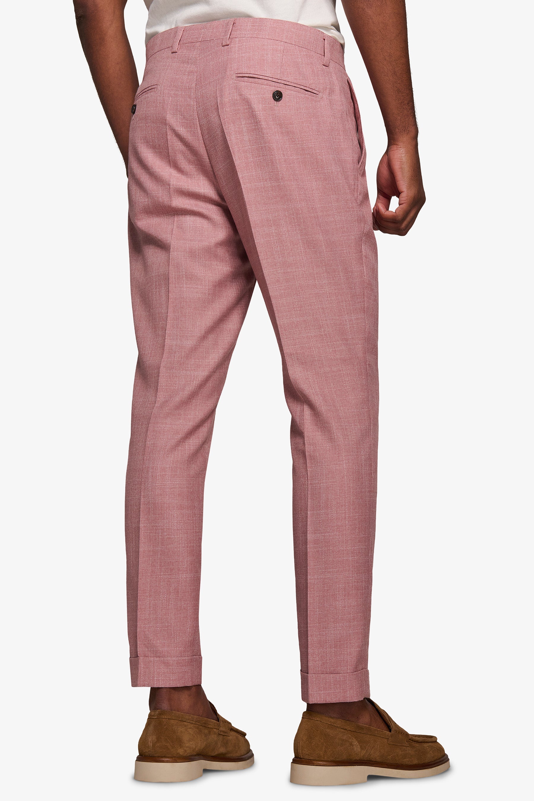 Pantalone da abito fiammato Tropea slim-Dan John