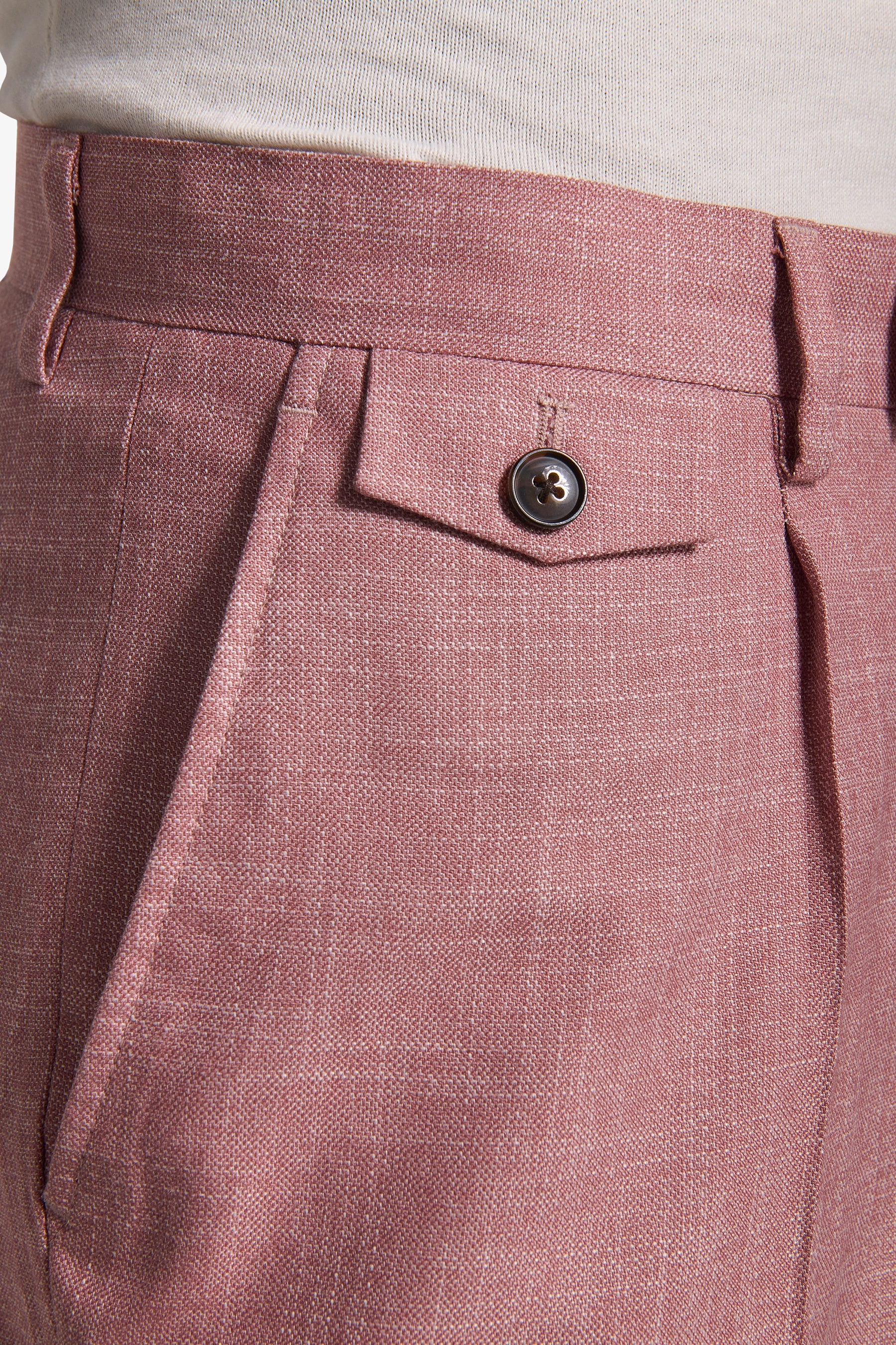 Pantalone da abito fiammato Tropea slim-Dan John
