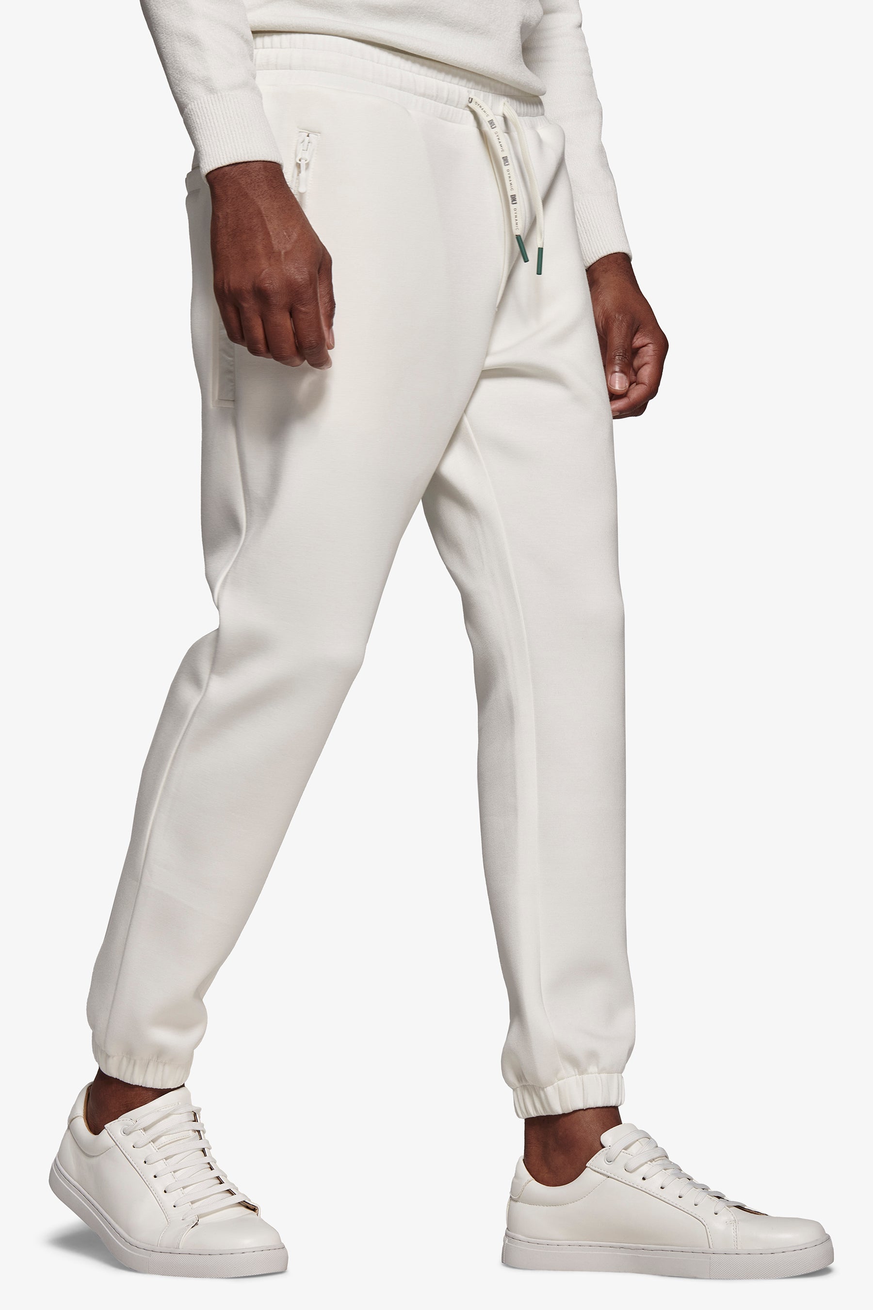 Pantalone felpato DNJ panna-Dan John