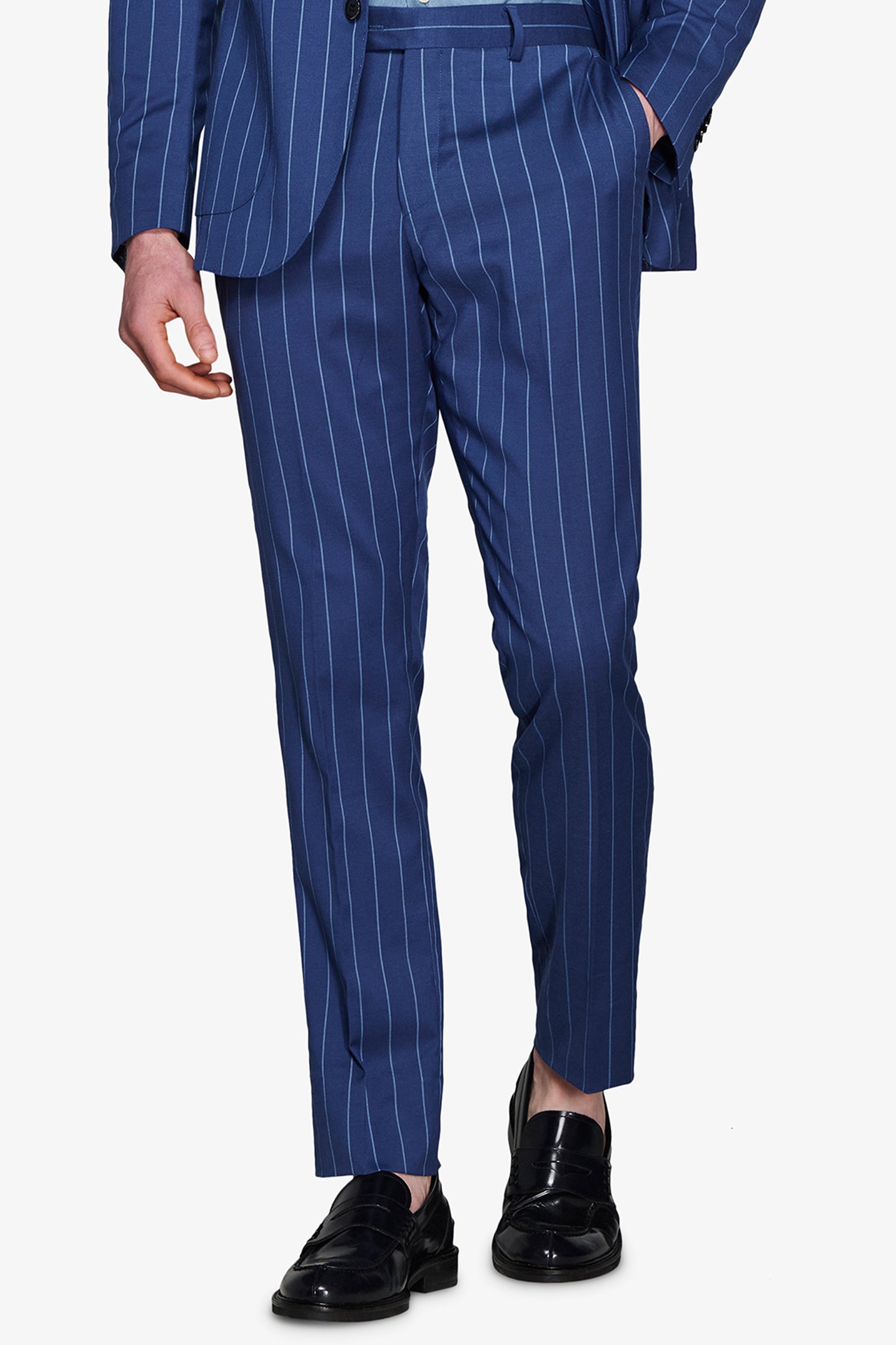 Pantaloni gessati royal-Dan John