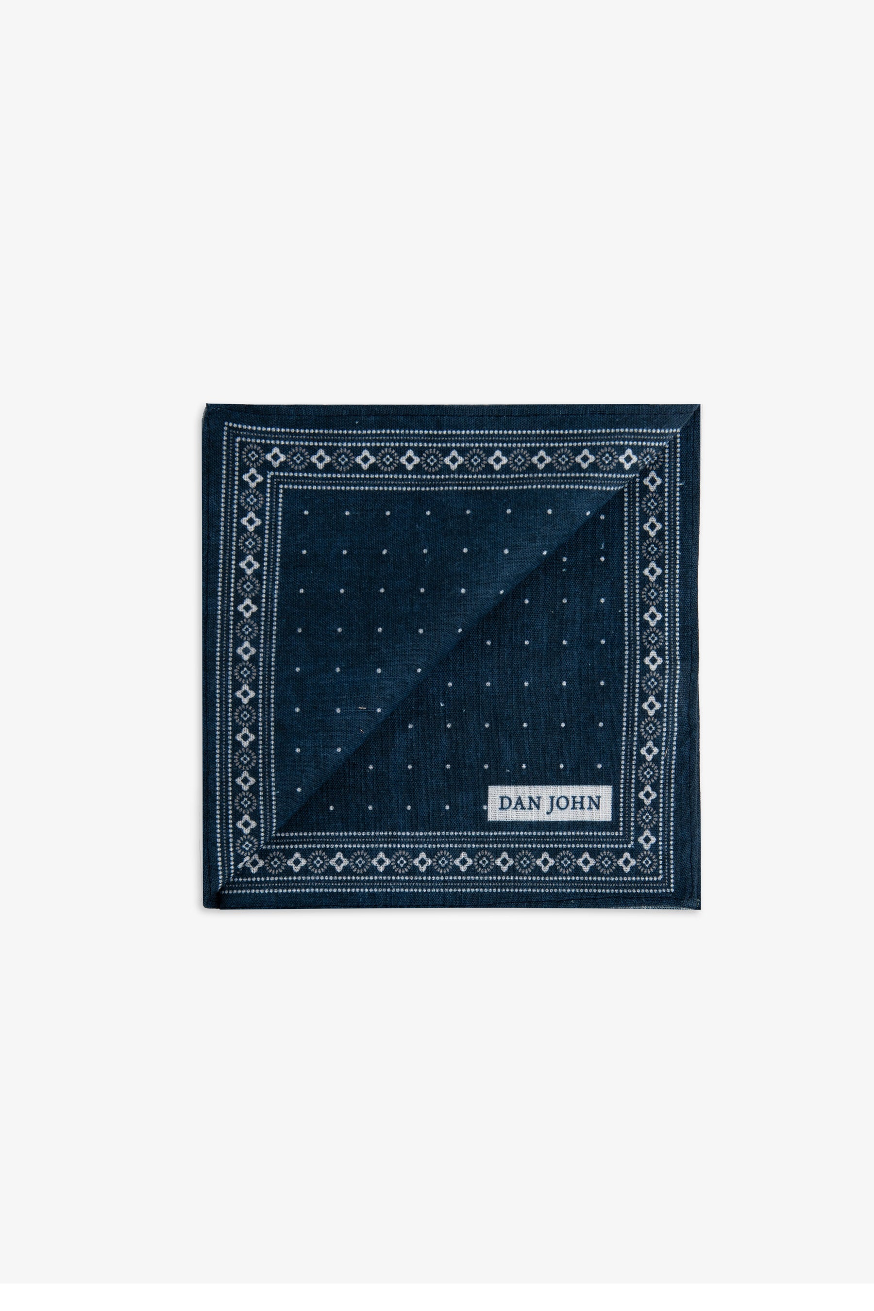 Pochette a pois blu-Dan John